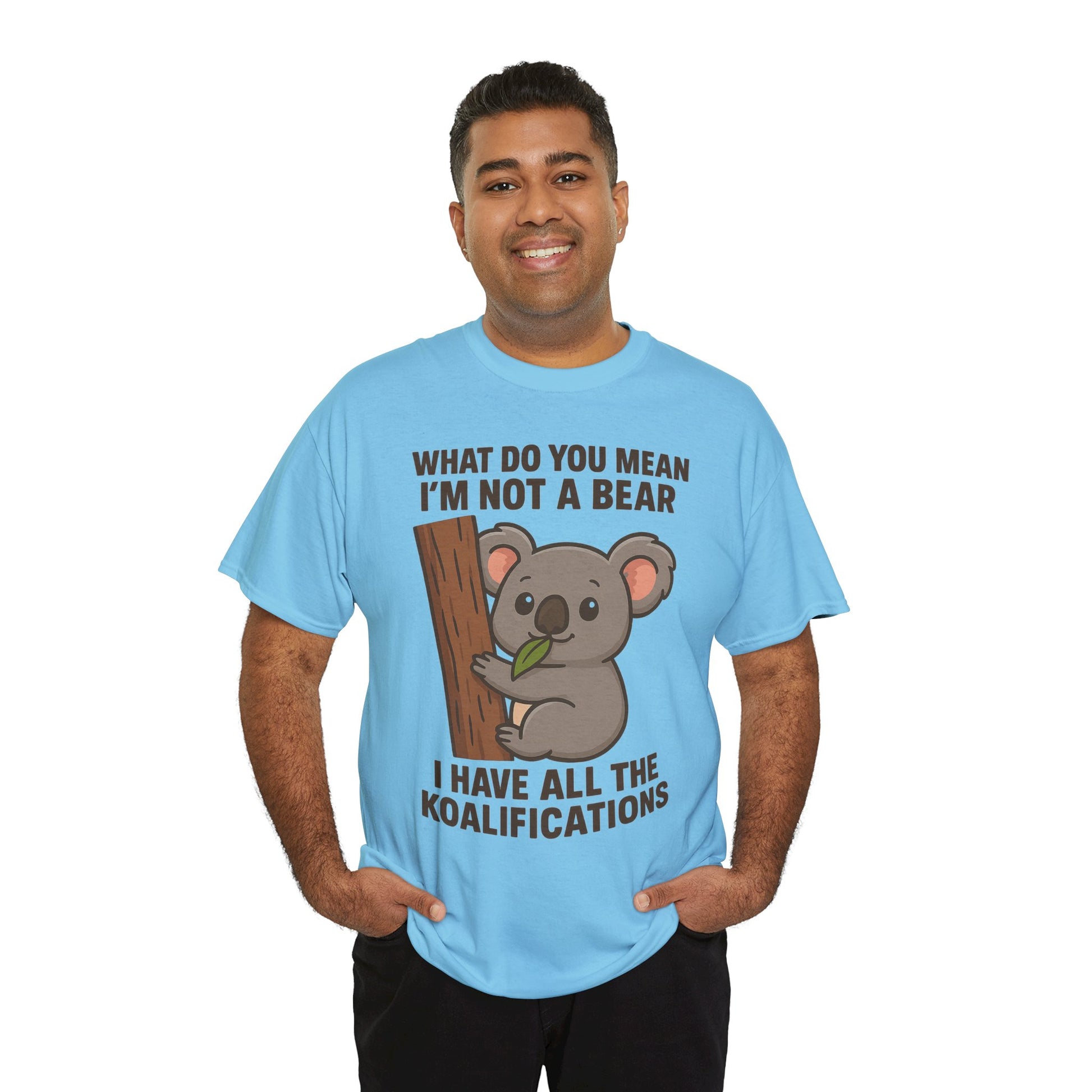 Koala Humor Shirt – Cute Unisex Cotton Tee for Animal Lovers