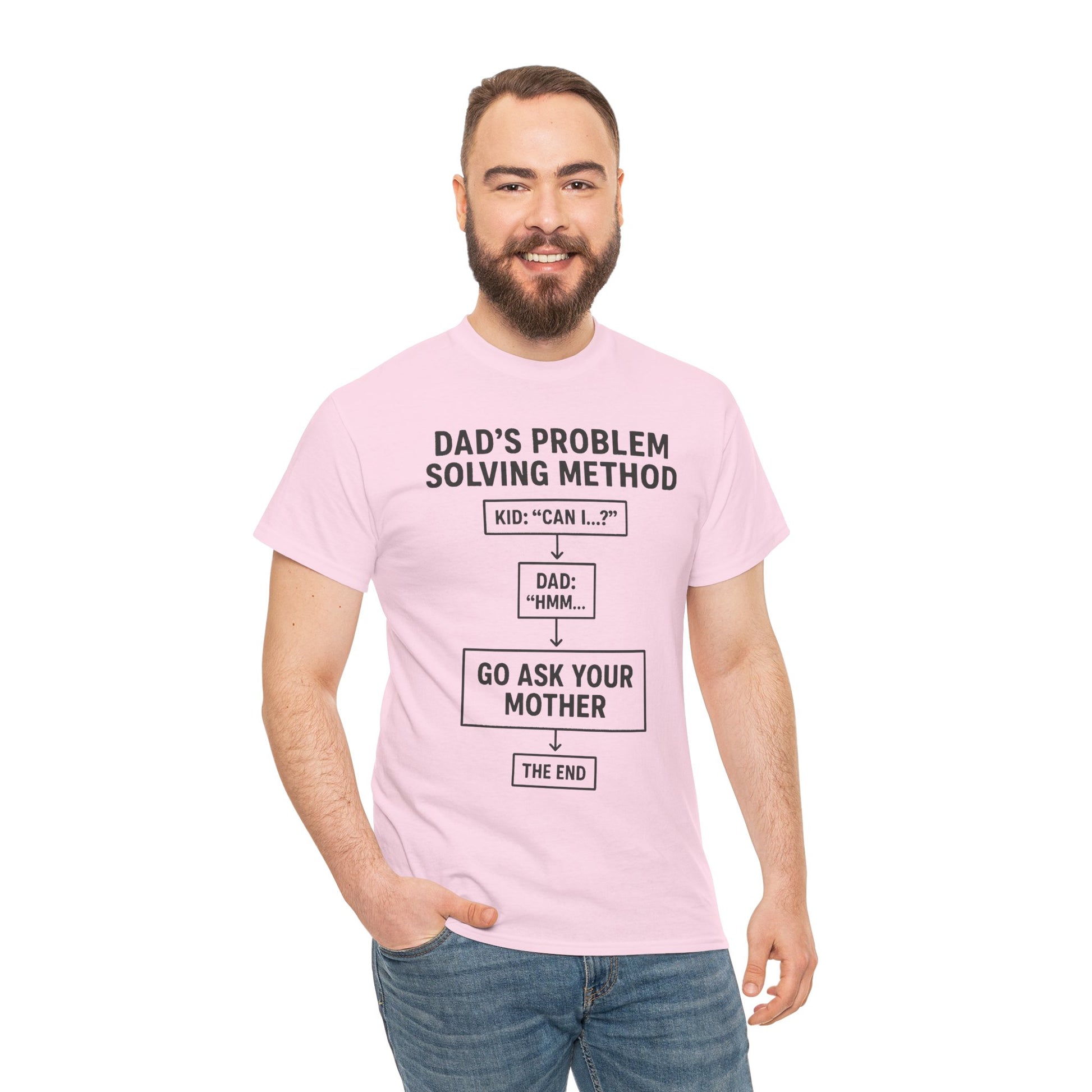 Dad's Problem Solving Method T-Shirt – Funny Father's Day Gift