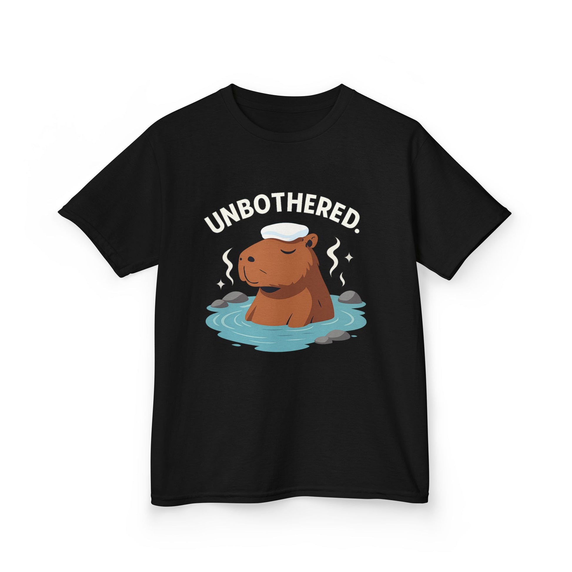 Chill Capybara Kids T-Shirt – Relaxed Vibe Unisex Heavy Cotton Tee