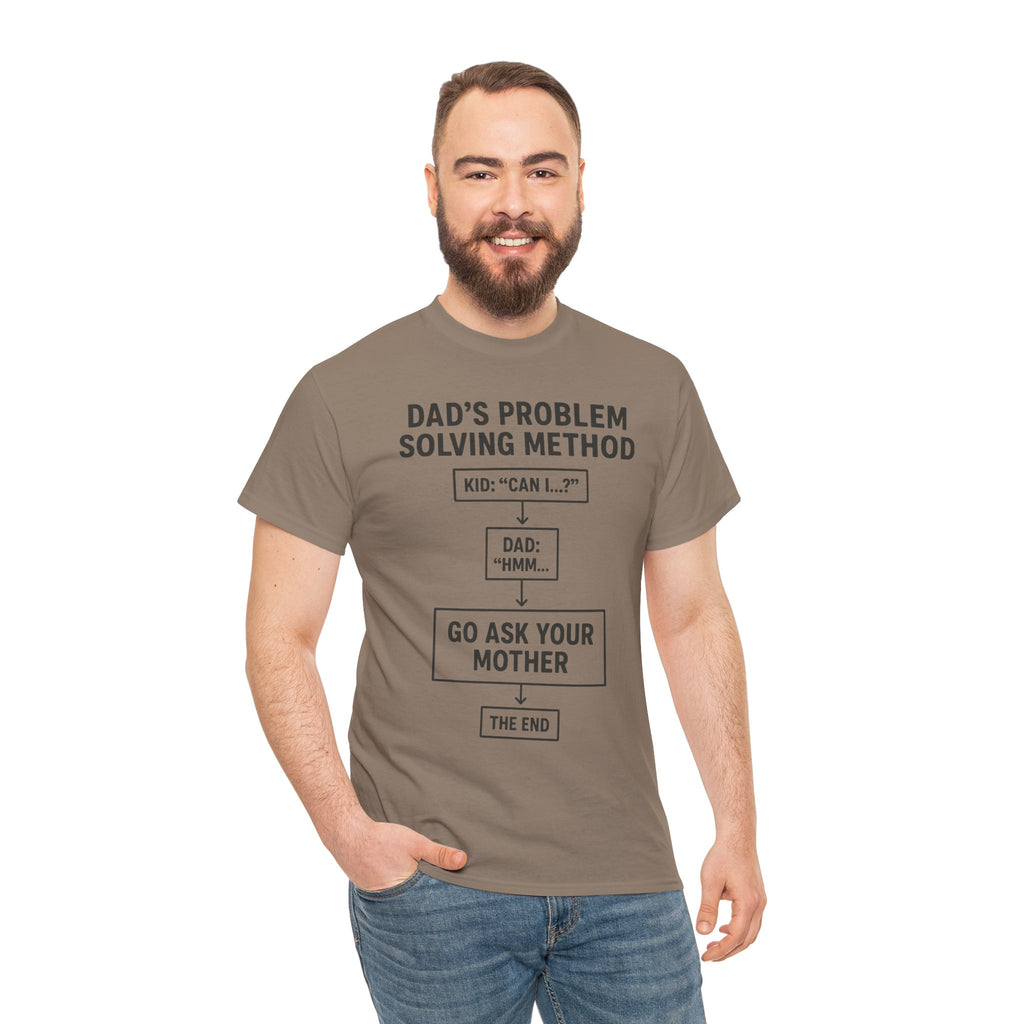 Dad's Problem Solving Method T-Shirt – Funny Father's Day Gift