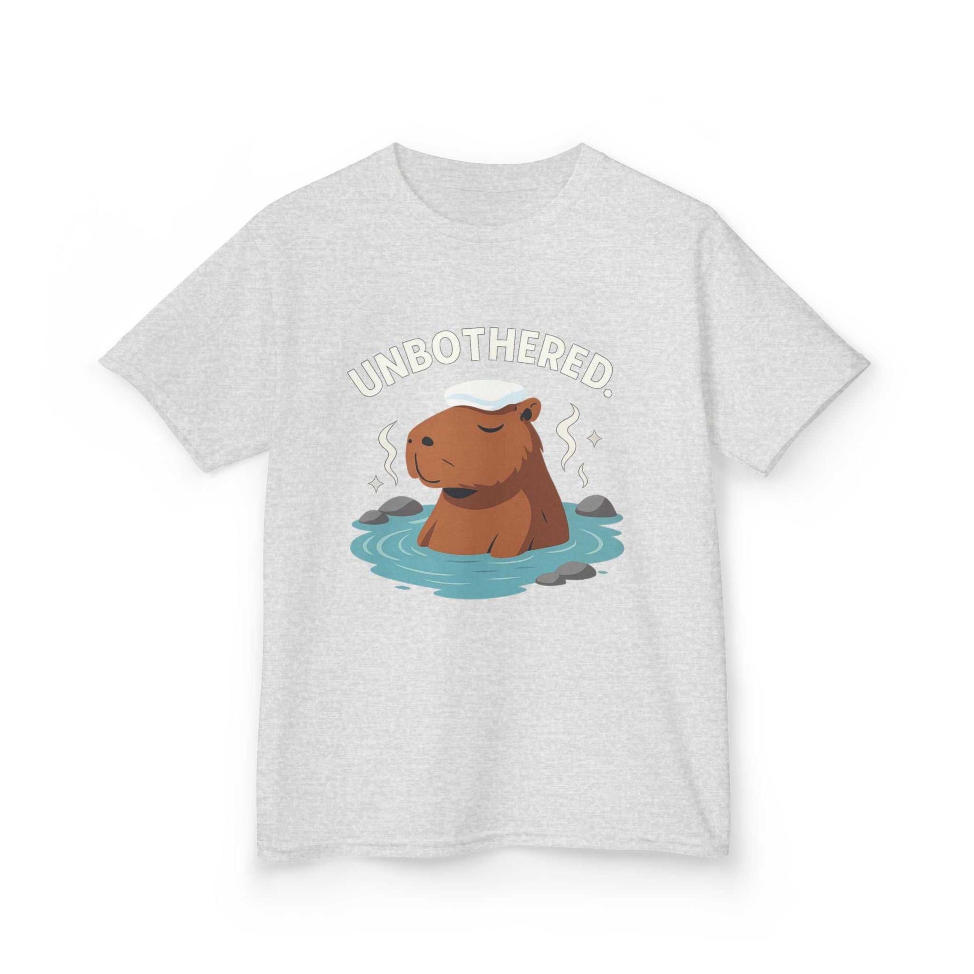 Chill Capybara Kids T-Shirt – Relaxed Vibe Unisex Heavy Cotton Tee