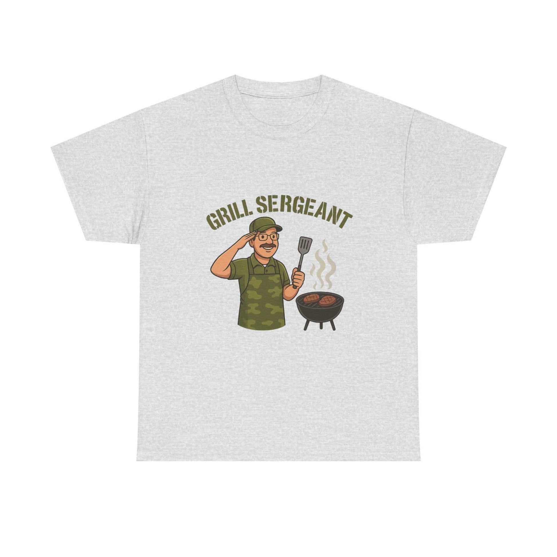 Grill Sergeant Dad BBQ T-Shirt – Funny Father’s Day Gift Tee