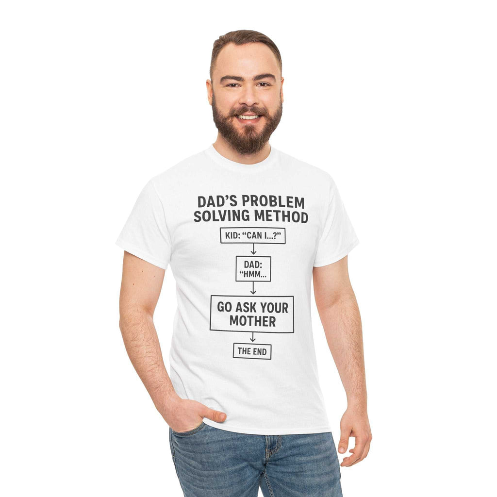 Dad's Problem Solving Method T-Shirt – Funny Father's Day Gift