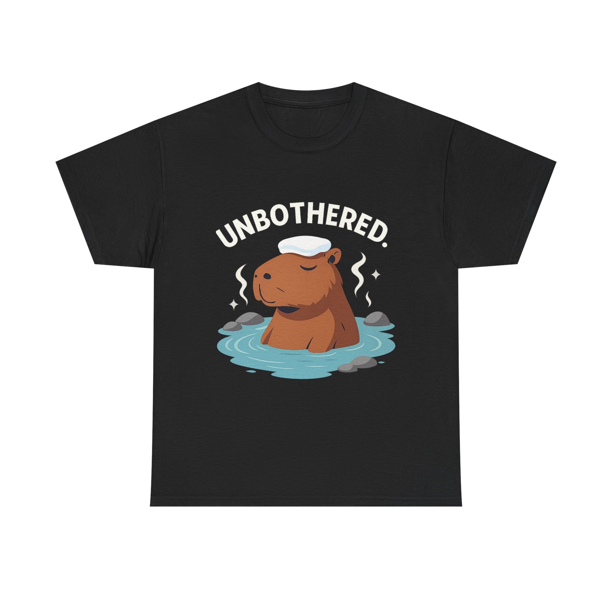Chill Capybara Shirt – Unisex Heavy Cotton Tee with Relaxed Vibes