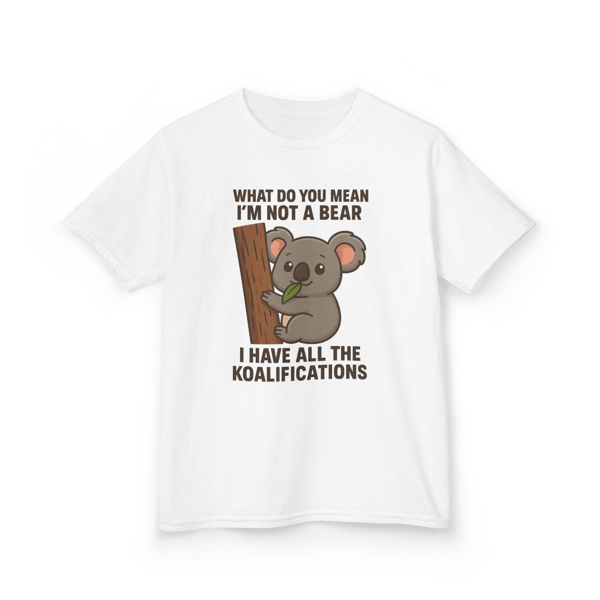 Funny Koala Kids T-Shirt – Cute Unisex Cotton Tee for Boys & Girls