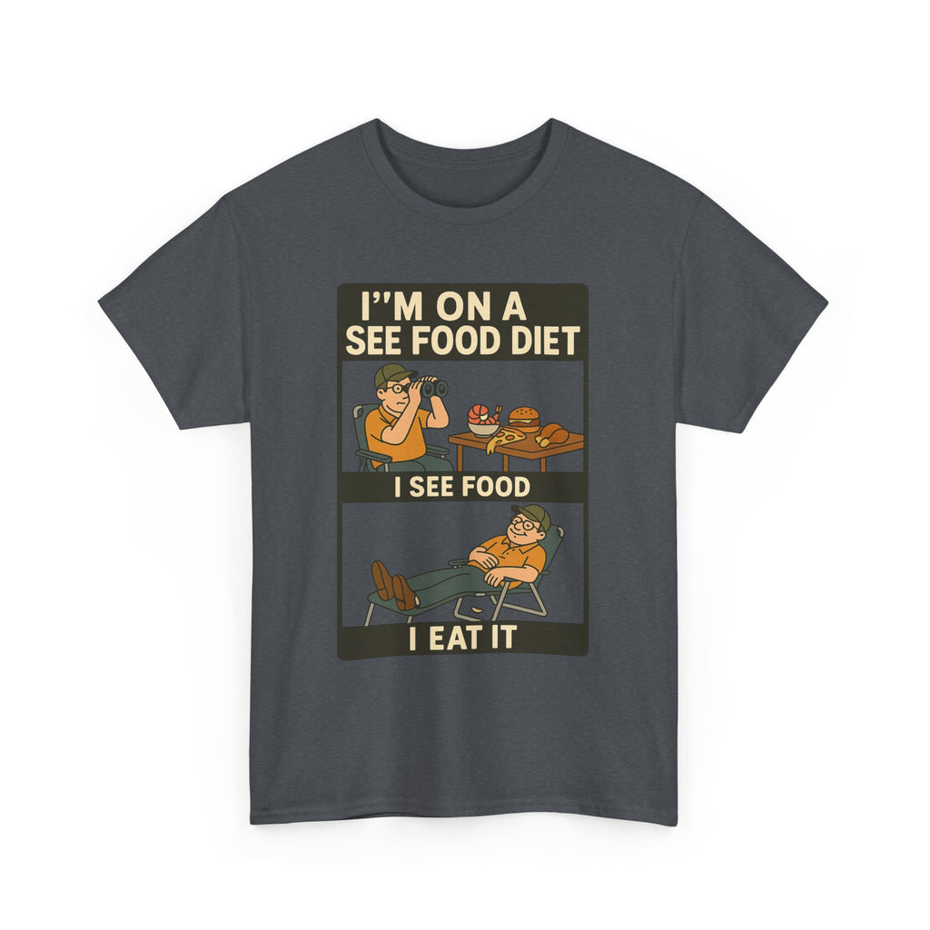 I'm On a See Food Diet T-Shirt – Funny Dad Joke Graphic Tee