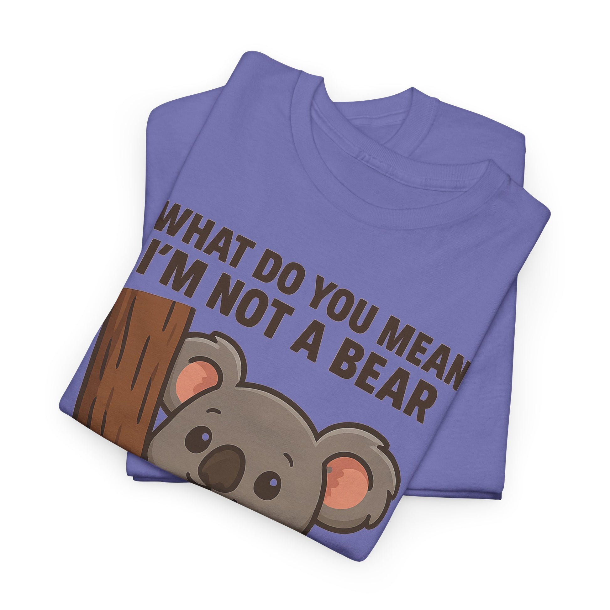 Koala Humor Shirt – Cute Unisex Cotton Tee for Animal Lovers
