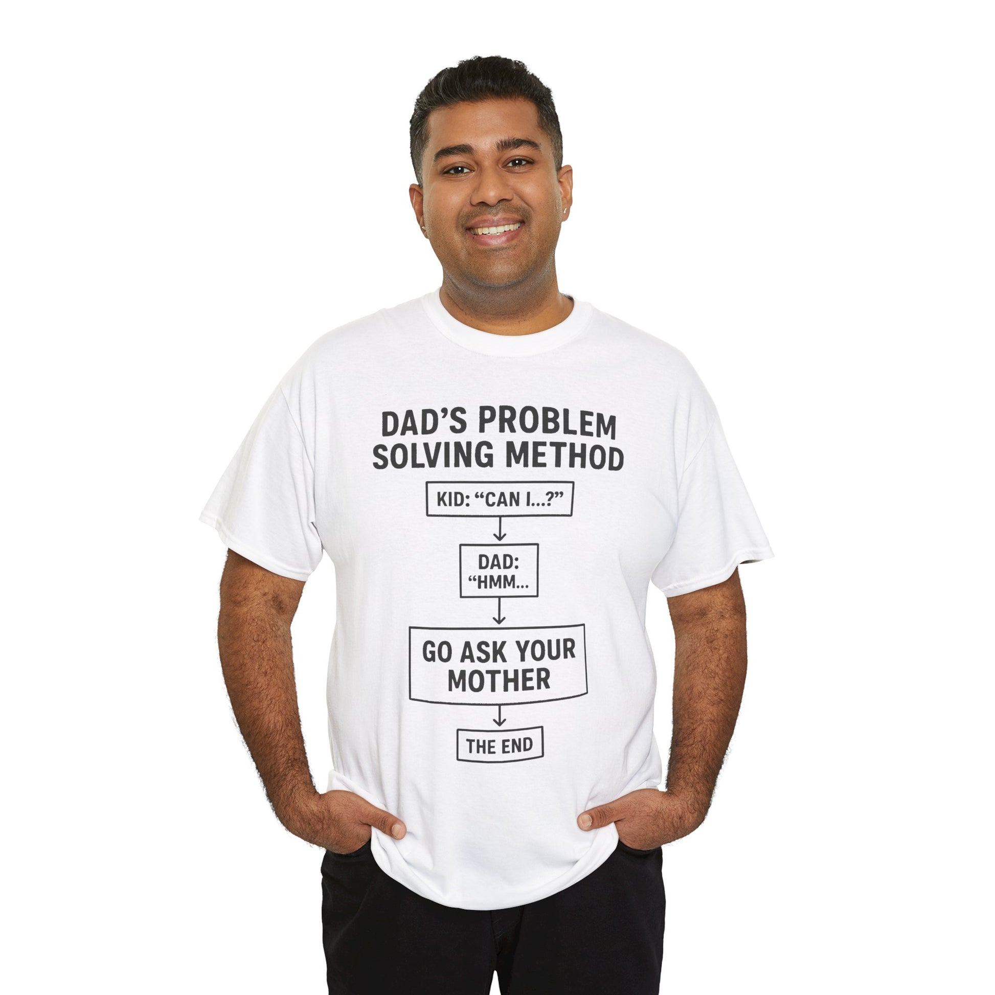 Dad's Problem Solving Method T-Shirt – Funny Father's Day Gift