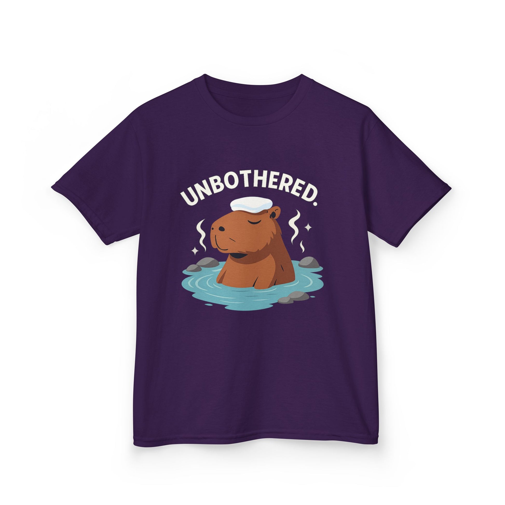 Chill Capybara Kids T-Shirt – Relaxed Vibe Unisex Heavy Cotton Tee