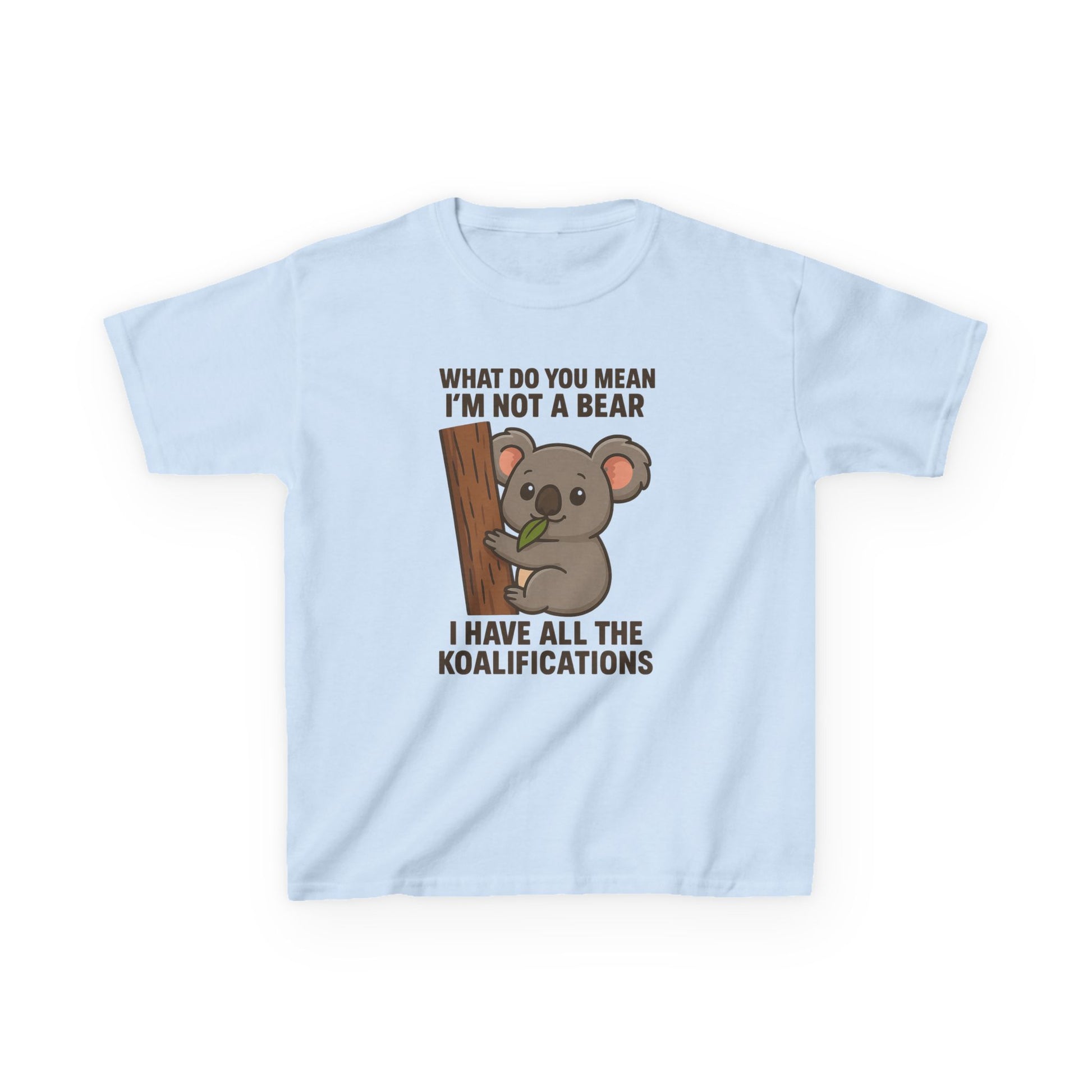 Funny Koala Kids T-Shirt – Cute Unisex Cotton Tee for Boys & Girls