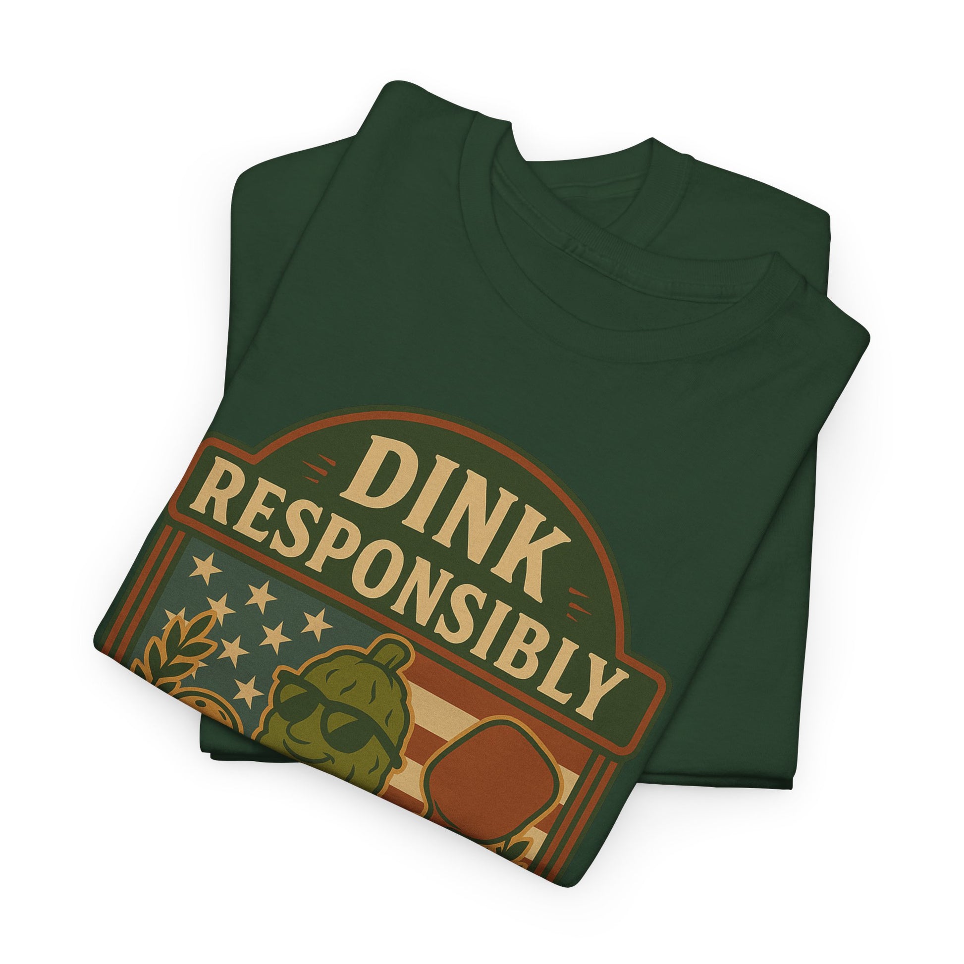 Dink Responsibly Pickleball T-Shirt – Funny Sports Tee