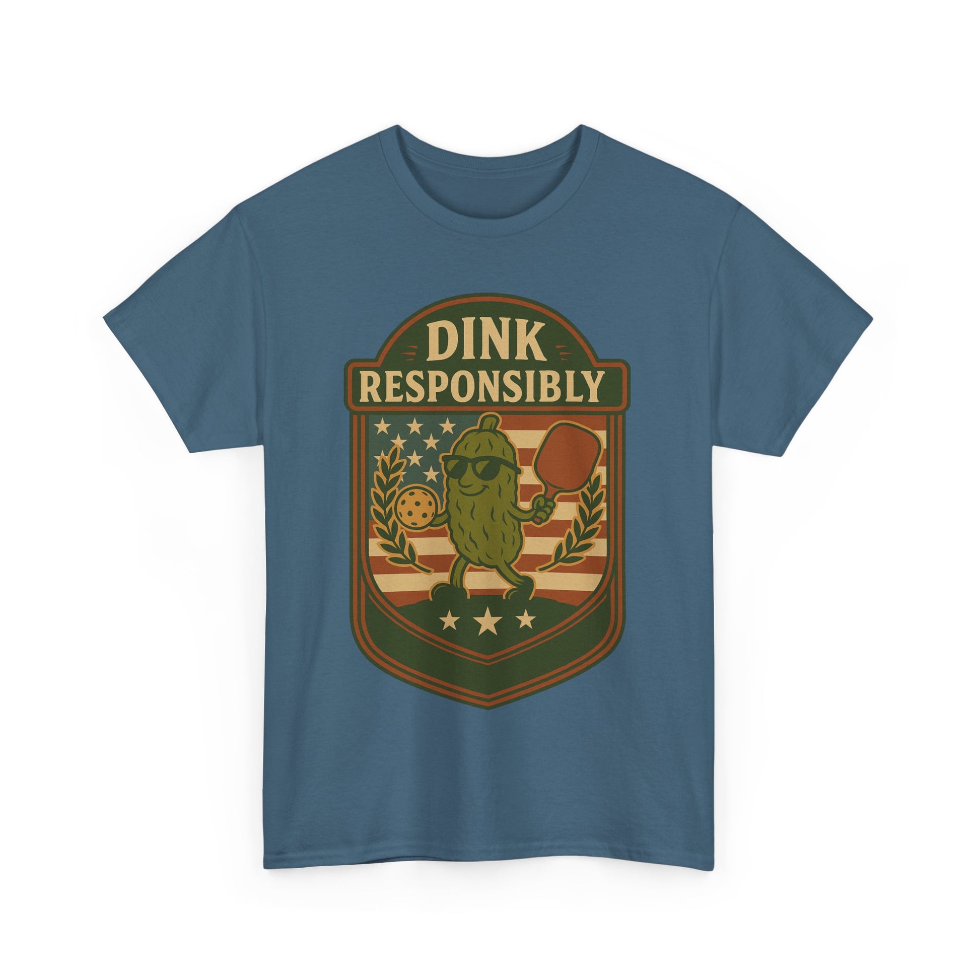 Dink Responsibly Pickleball T-Shirt – Funny Sports Tee