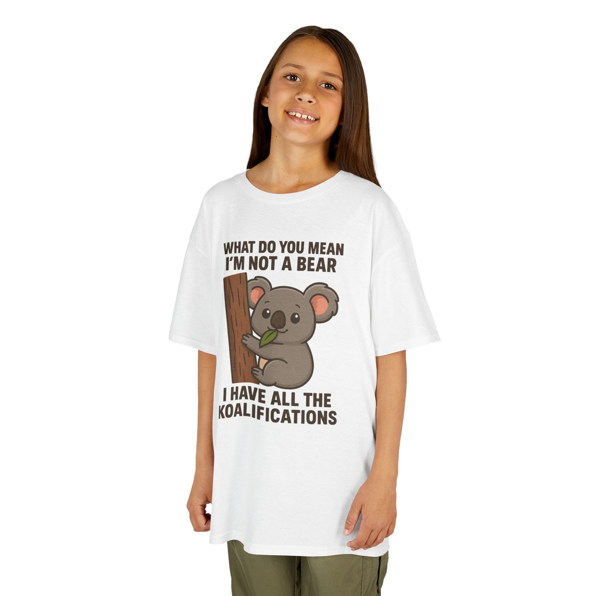 Funny Koala Kids T-Shirt – Cute Unisex Cotton Tee for Boys & Girls