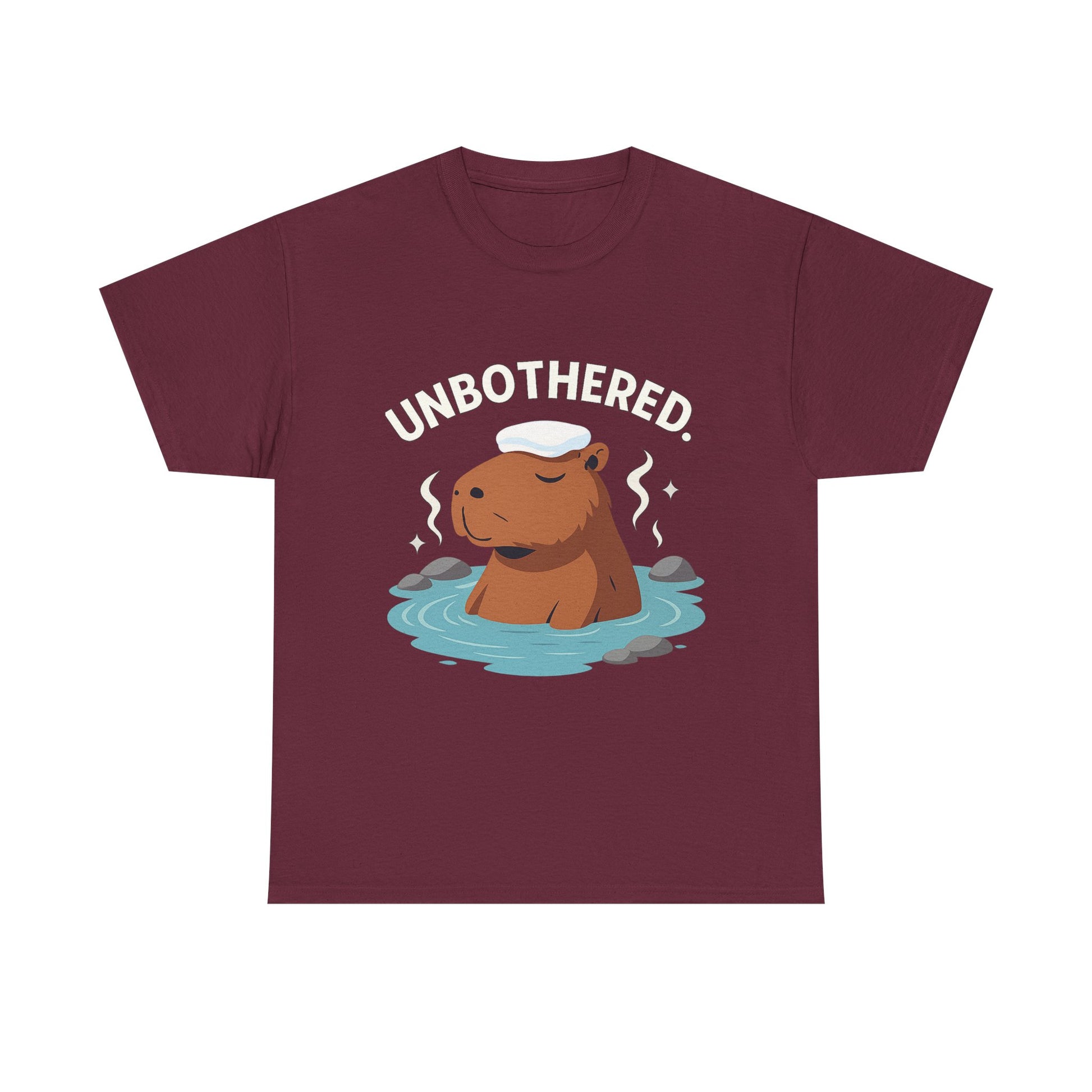 Chill Capybara Shirt – Unisex Heavy Cotton Tee with Relaxed Vibes