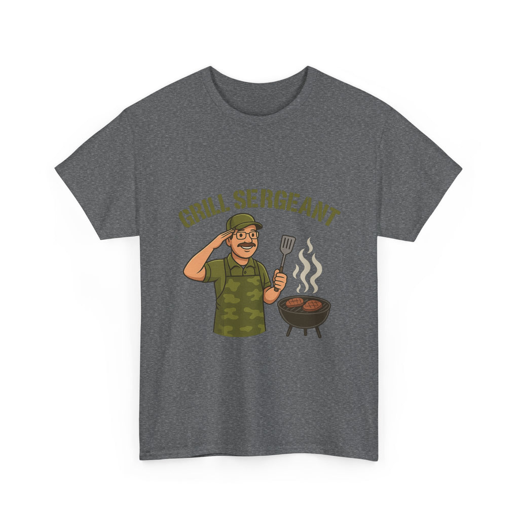 Grill Sergeant Dad BBQ T-Shirt – Funny Father’s Day Gift Tee