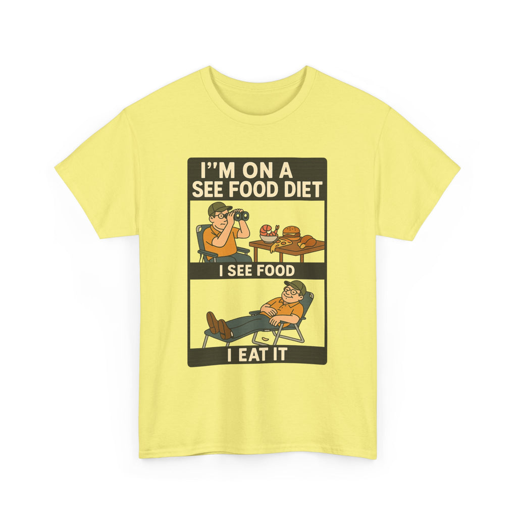 I'm On a See Food Diet T-Shirt – Funny Dad Joke Graphic Tee