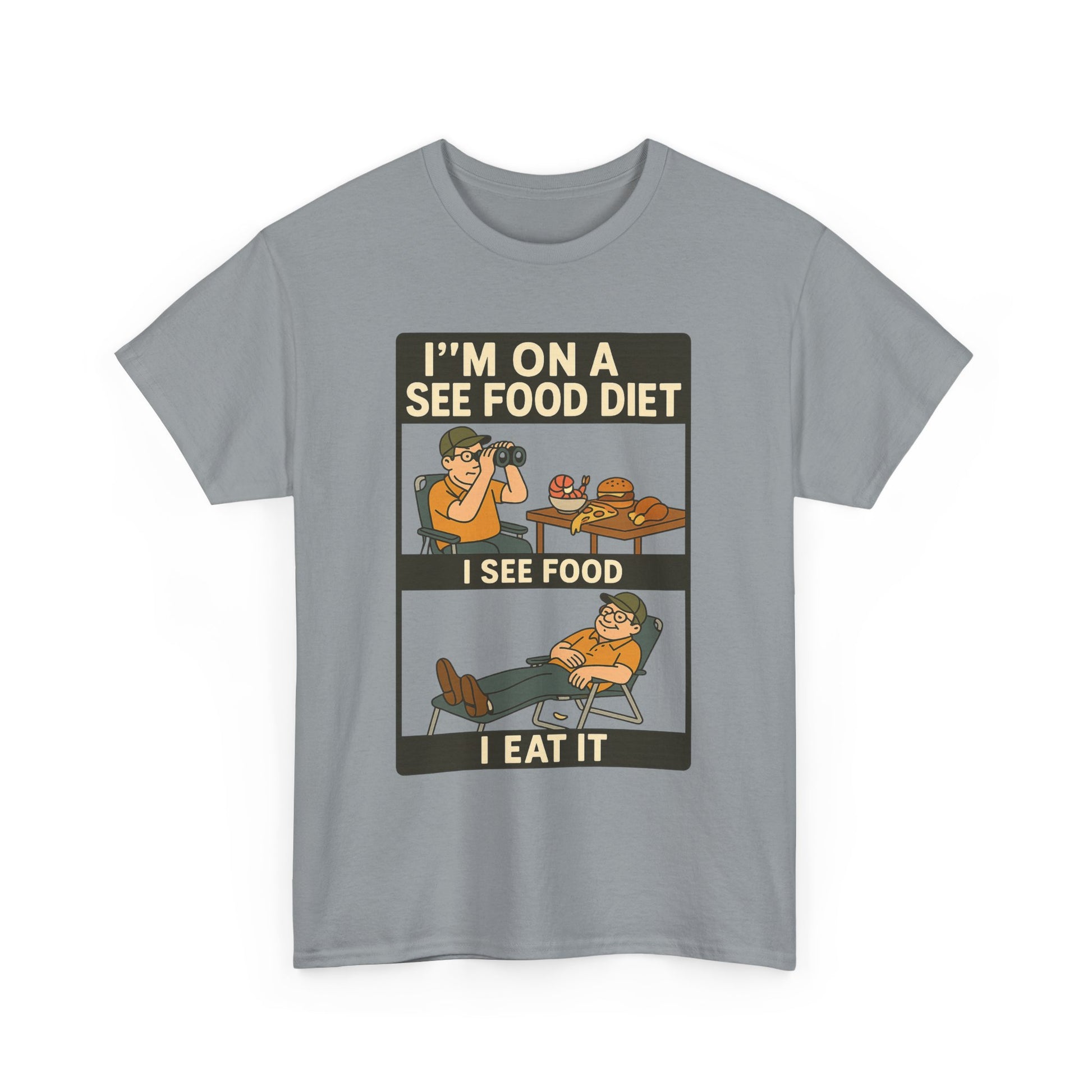 I'm On a See Food Diet T-Shirt – Funny Dad Joke Graphic Tee