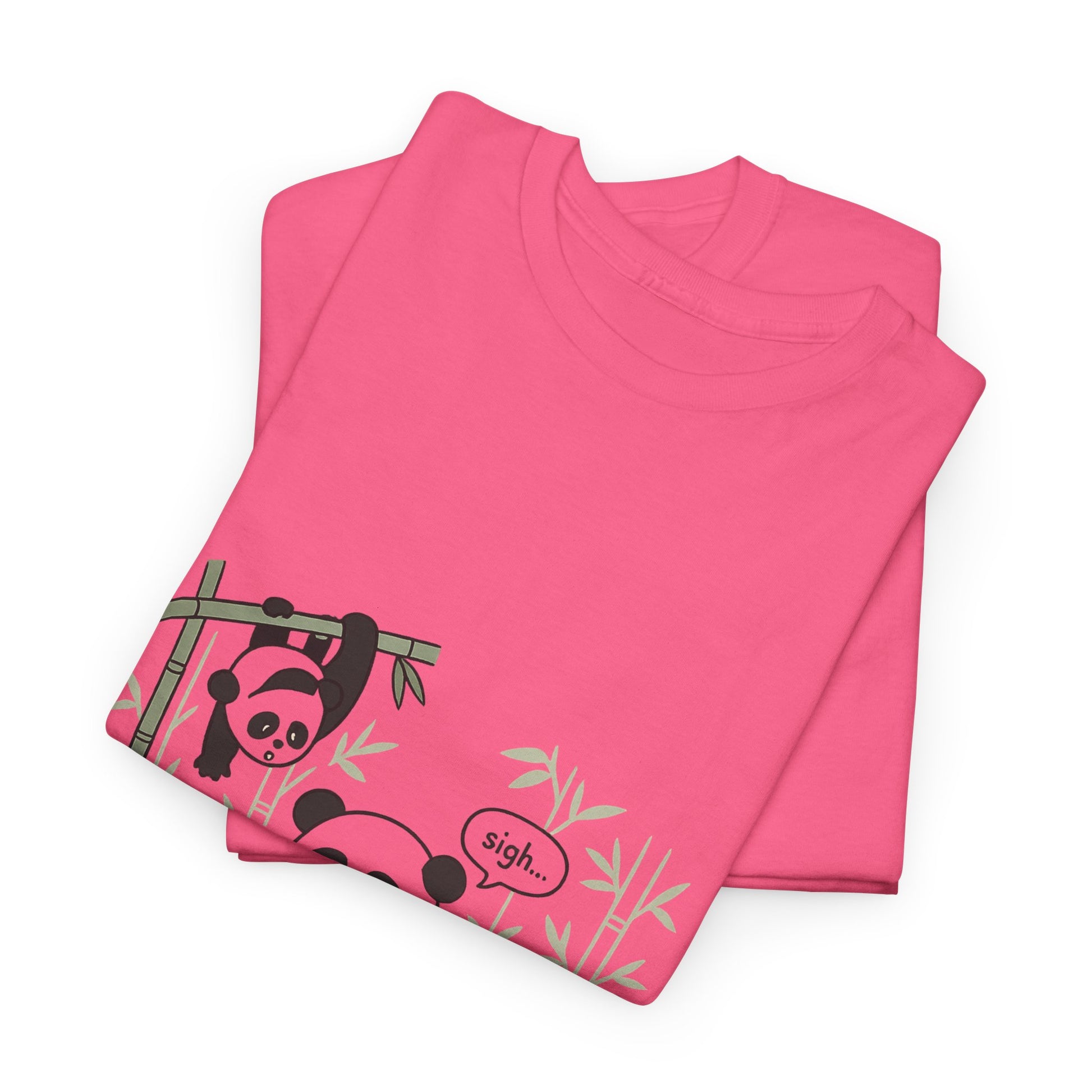 Unisex Panda-Monium T-Shirt – Fun Casual Wear for Animal Lovers