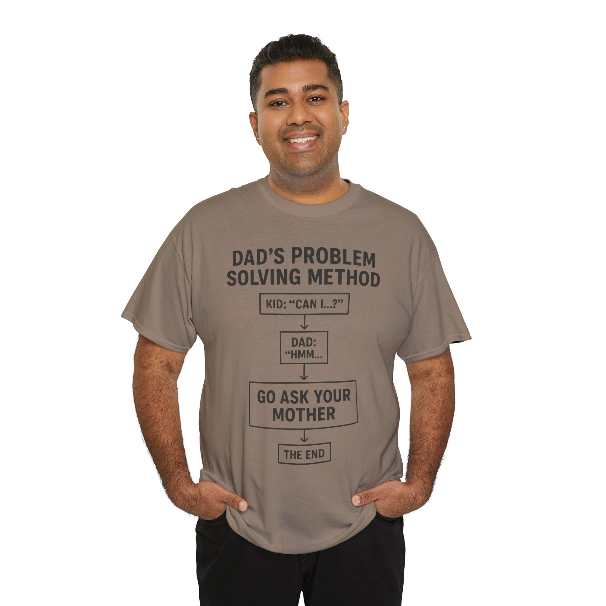 Dad's Problem Solving Method T-Shirt – Funny Father's Day Gift