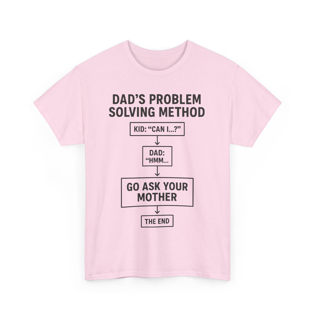 Dad's Problem Solving Method T-Shirt – Funny Father's Day Gift