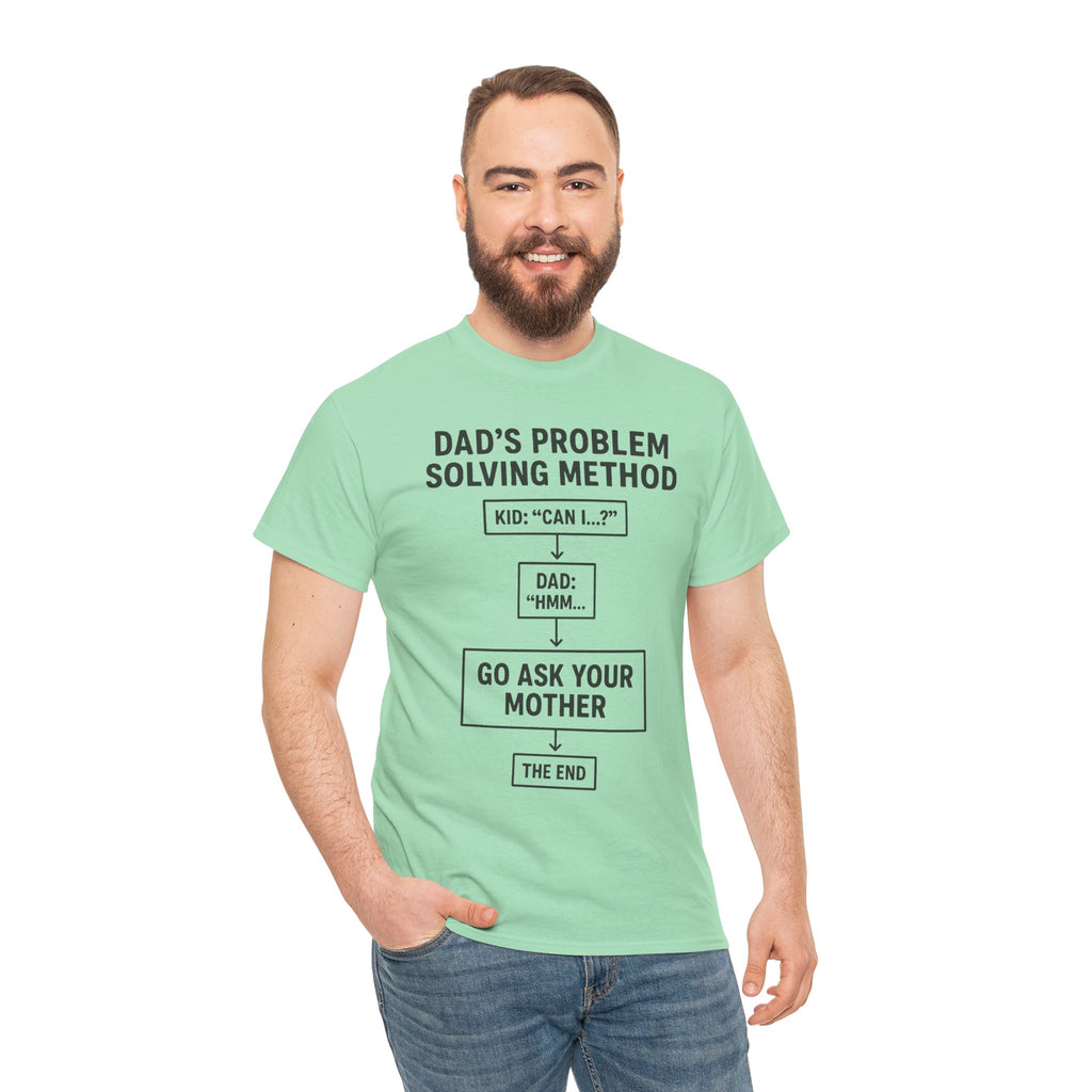 Dad's Problem Solving Method T-Shirt – Funny Father's Day Gift