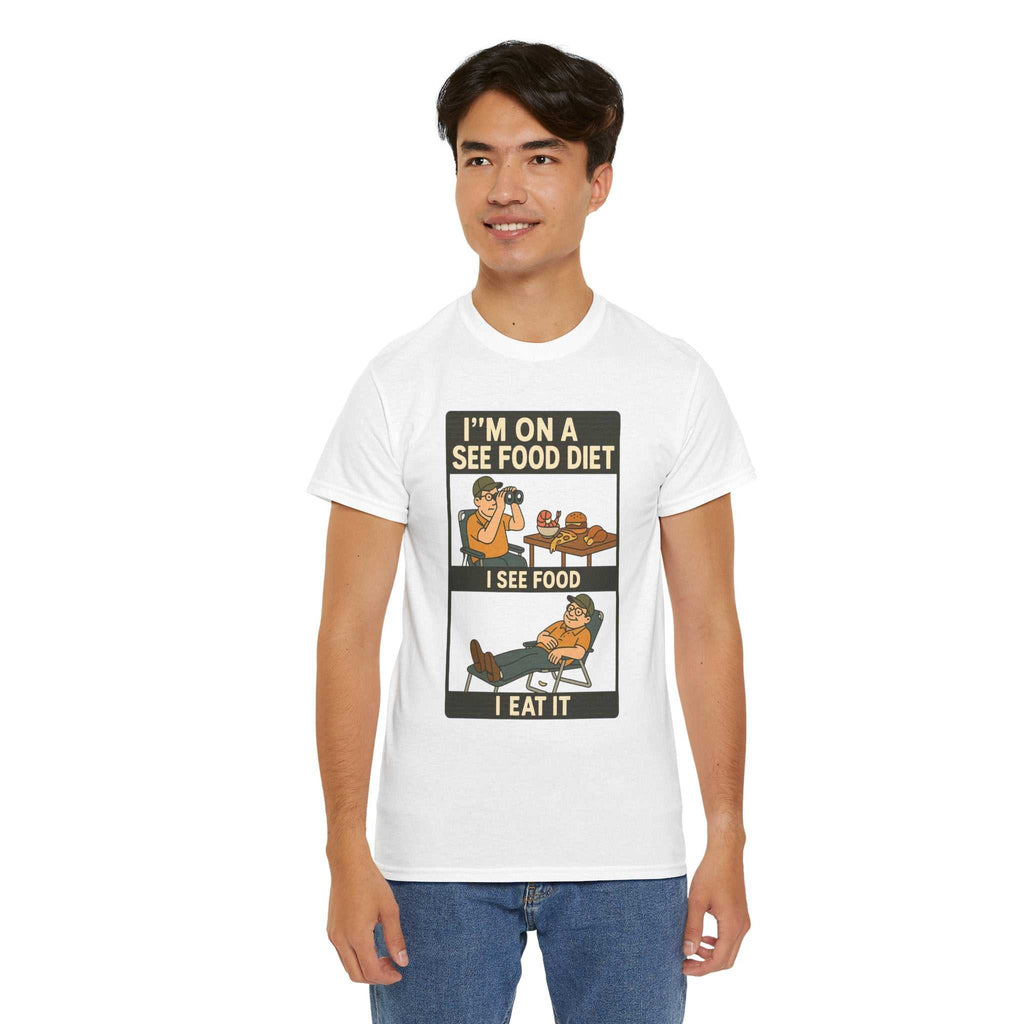 I'm On a See Food Diet T-Shirt – Funny Dad Joke Graphic Tee
