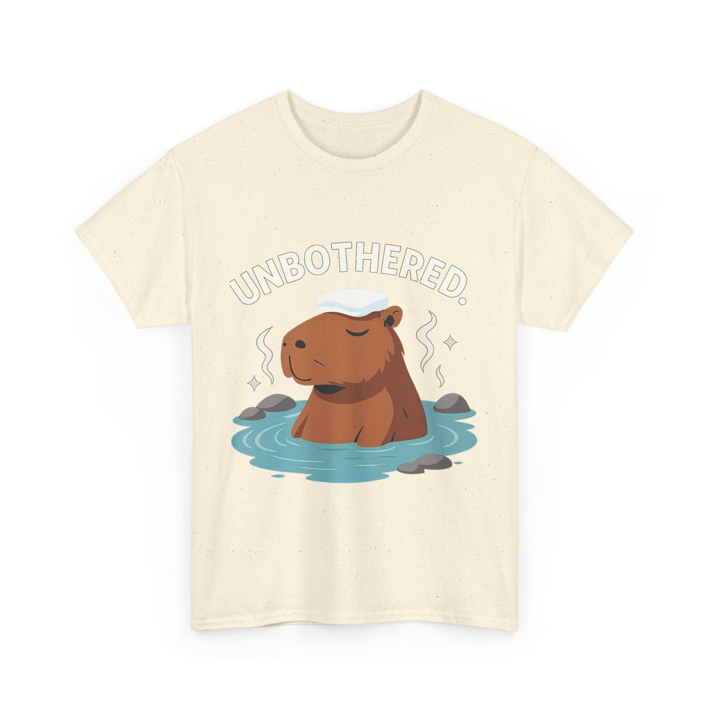 Chill Capybara Shirt – Unisex Heavy Cotton Tee with Relaxed Vibes