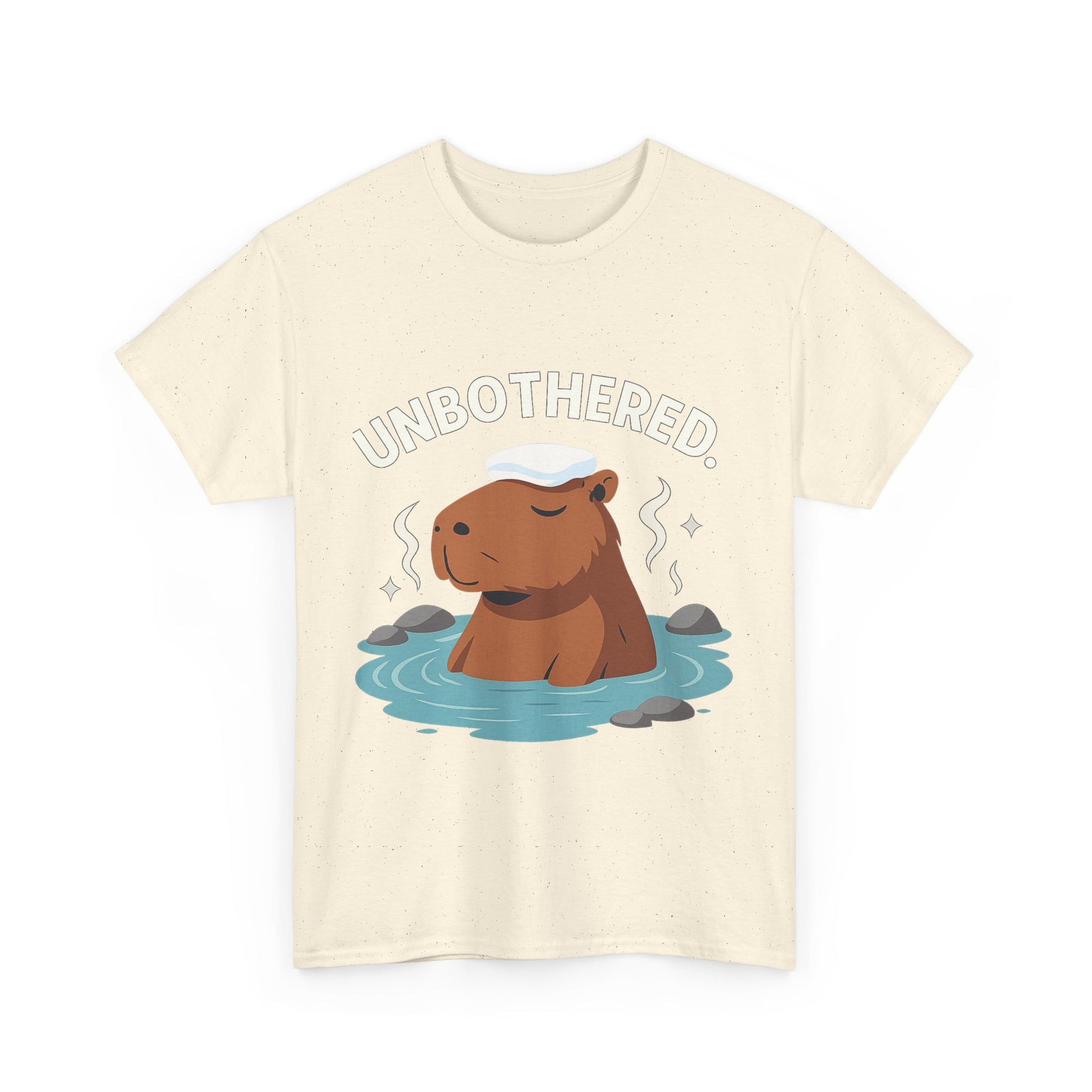 Chill Capybara Shirt – Unisex Heavy Cotton Tee with Relaxed Vibes