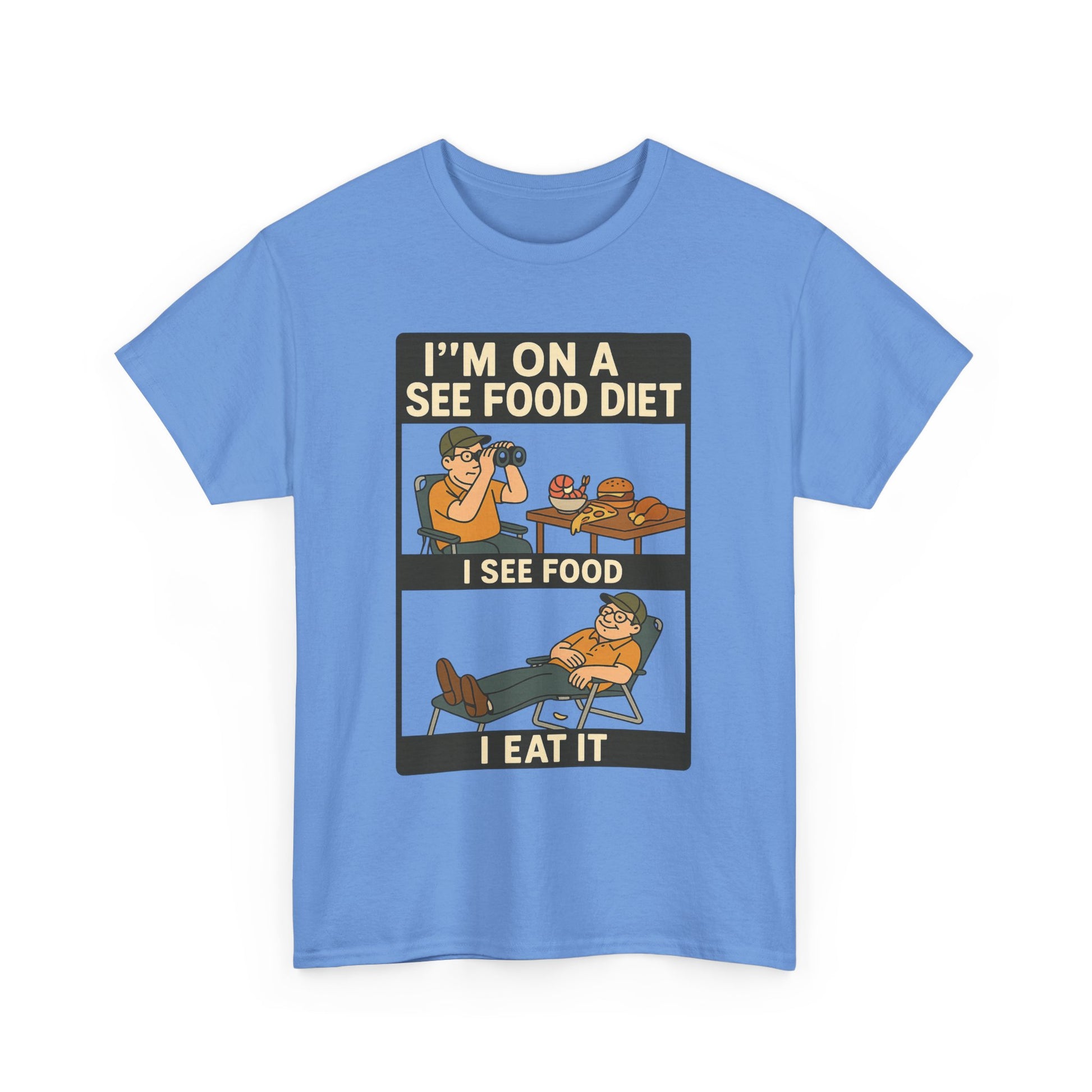 I'm On a See Food Diet T-Shirt – Funny Dad Joke Graphic Tee