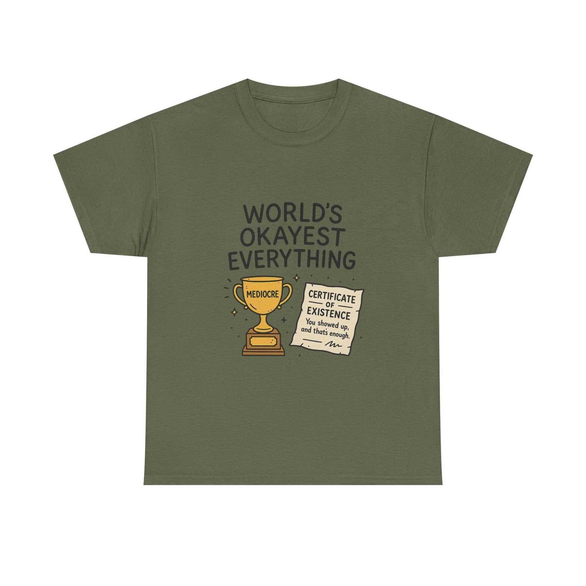 World’s Okayest Everything Funny Unisex Graphic T-Shirt