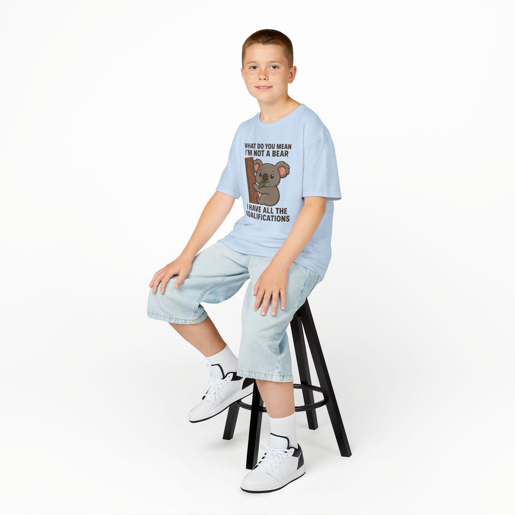 Funny Koala Kids T-Shirt – Cute Unisex Cotton Tee for Boys & Girls