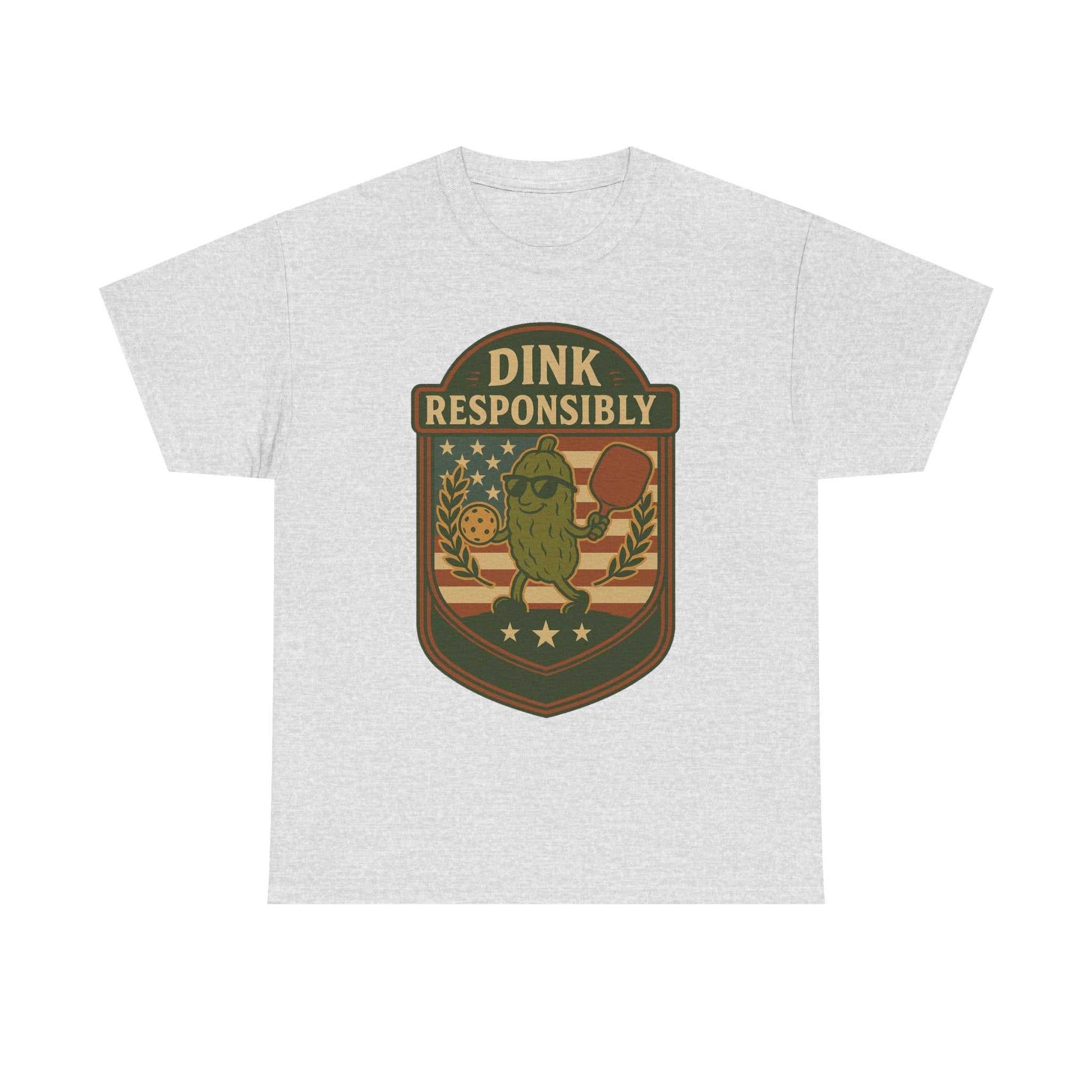 Dink Responsibly Pickleball T-Shirt – Funny Sports Tee