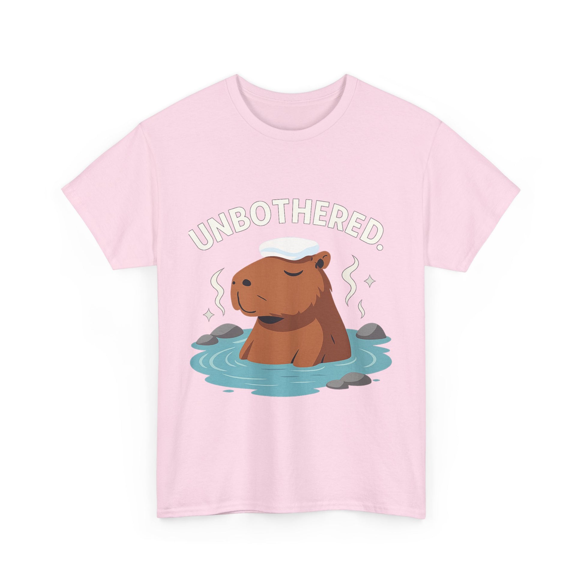 Chill Capybara Shirt – Unisex Heavy Cotton Tee with Relaxed Vibes