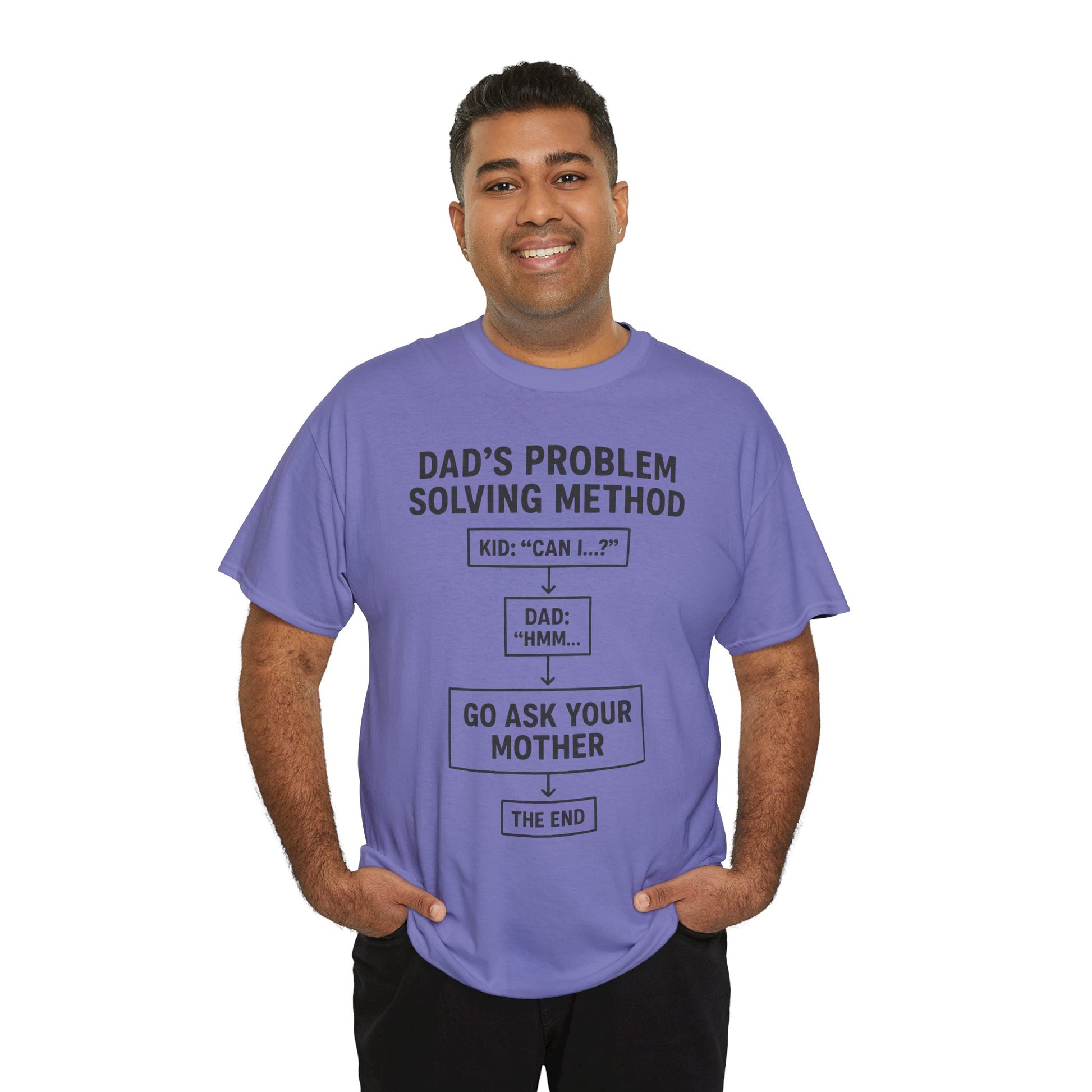 Dad's Problem Solving Method T-Shirt – Funny Father's Day Gift