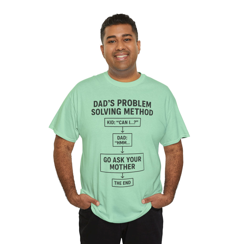 Dad's Problem Solving Method T-Shirt – Funny Father's Day Gift
