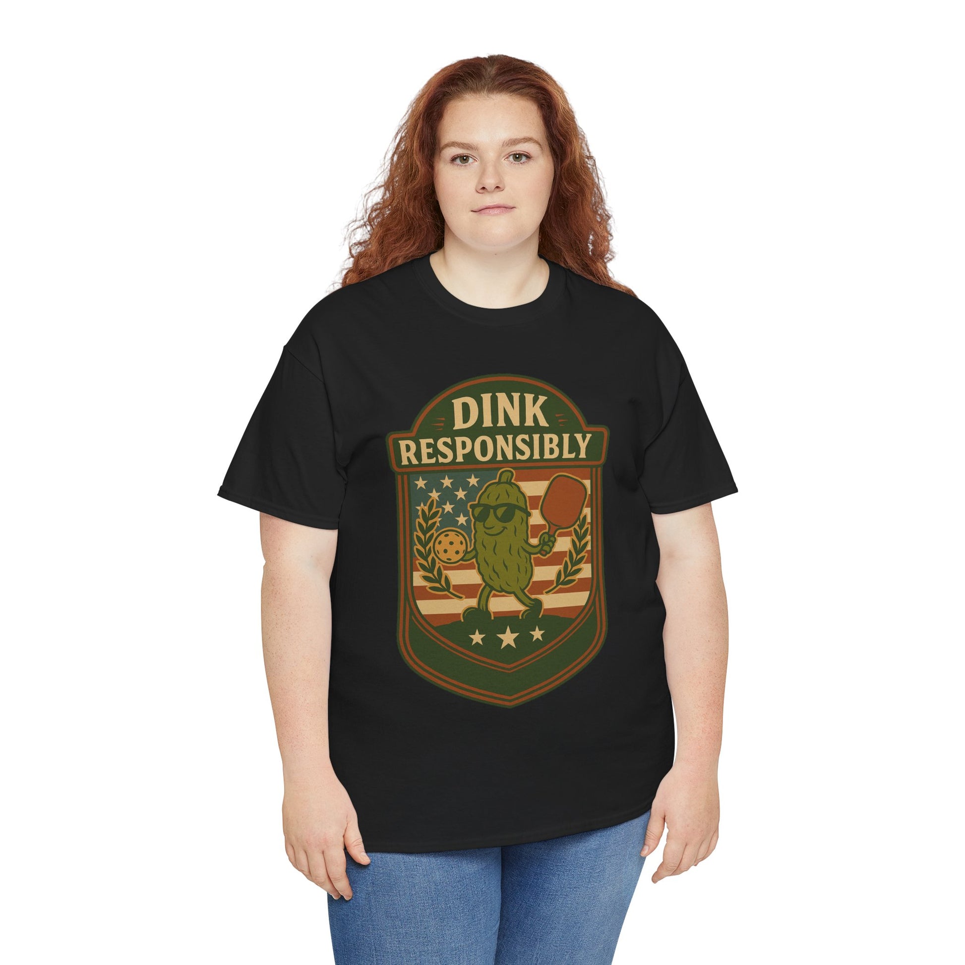 Dink Responsibly Pickleball T-Shirt – Funny Sports Tee