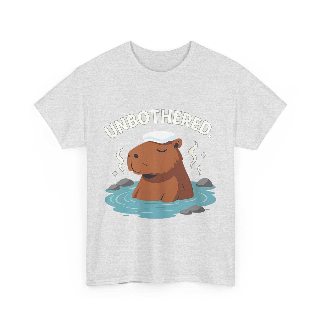 Chill Capybara Shirt – Unisex Heavy Cotton Tee with Relaxed Vibes