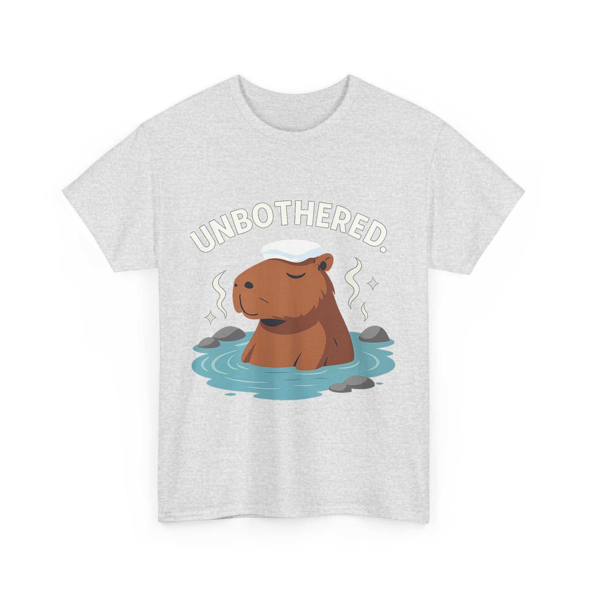 Chill Capybara Shirt – Unisex Heavy Cotton Tee with Relaxed Vibes
