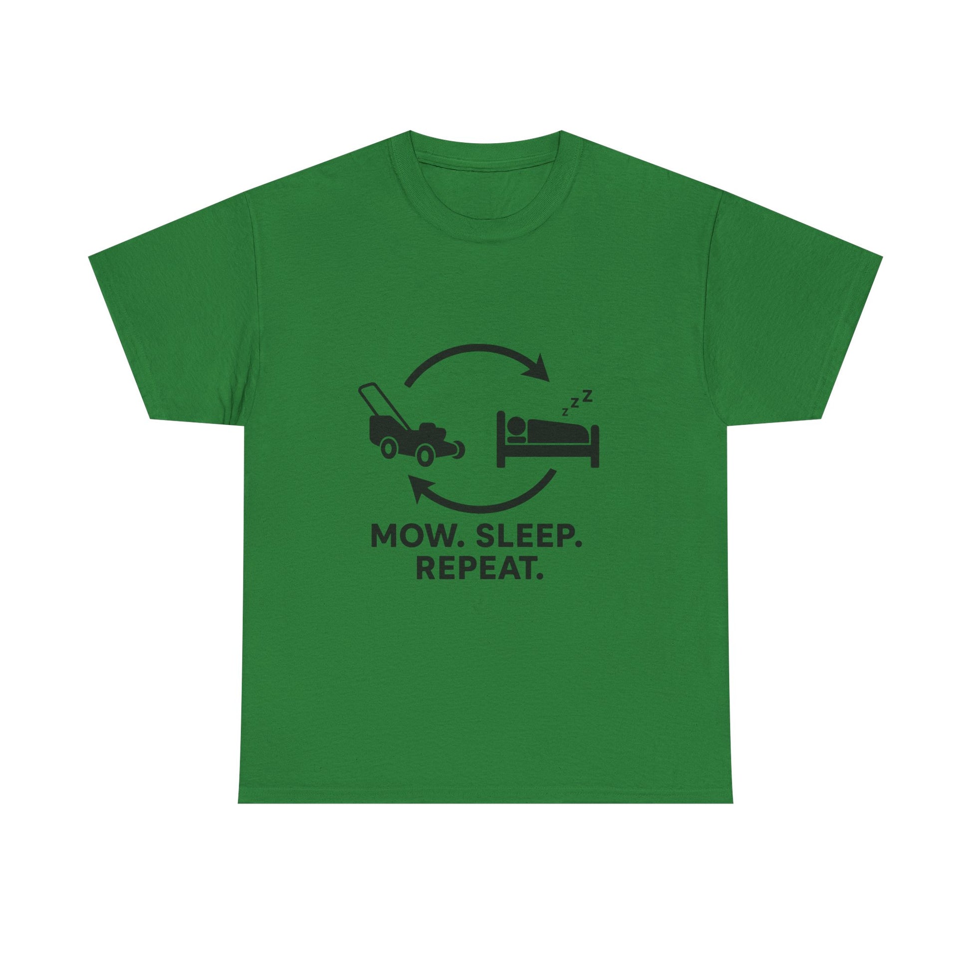 Mow. Sleep. Repeat. – Funny Lawn Care Tee for Yard Work Lovers