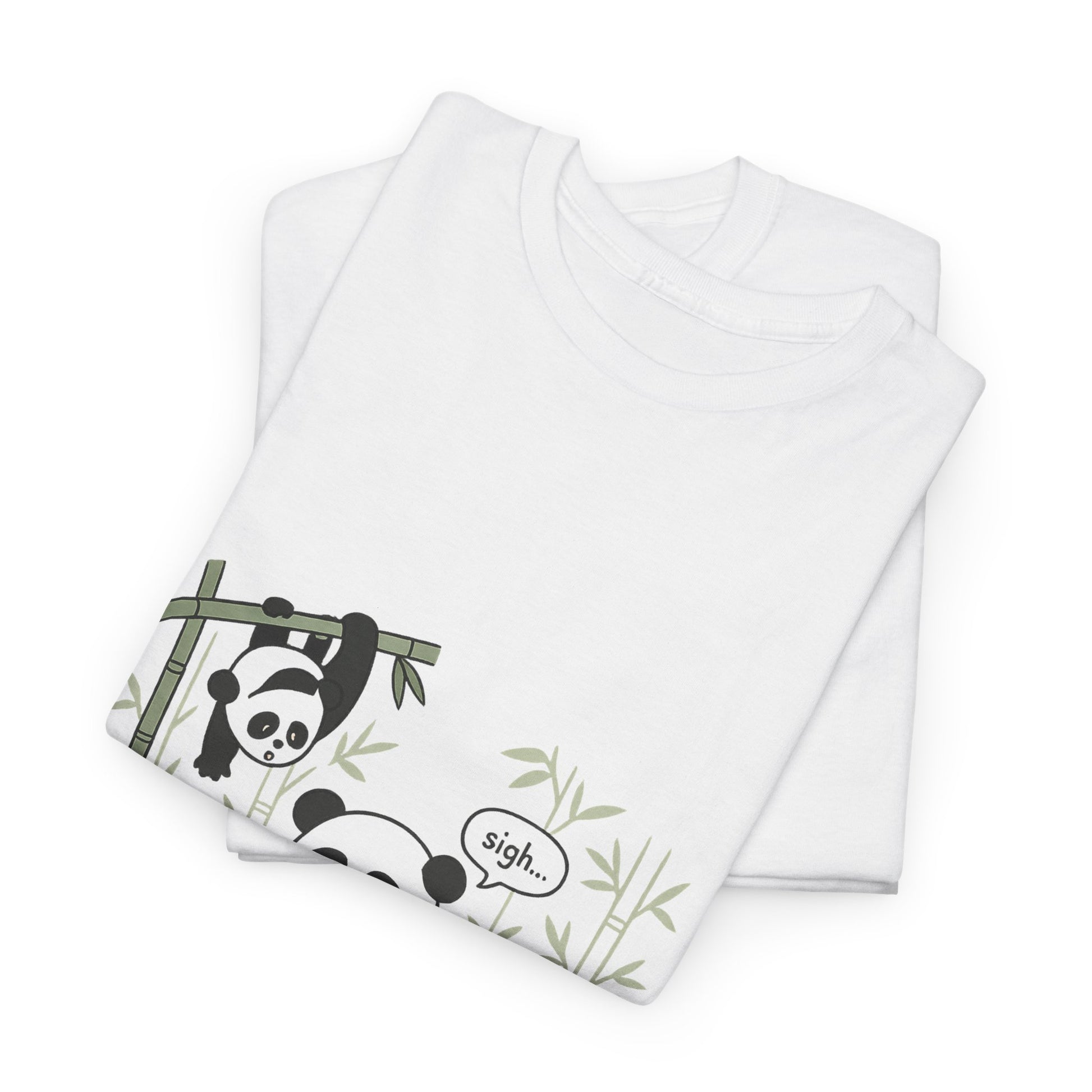 Unisex Panda-Monium T-Shirt – Fun Casual Wear for Animal Lovers