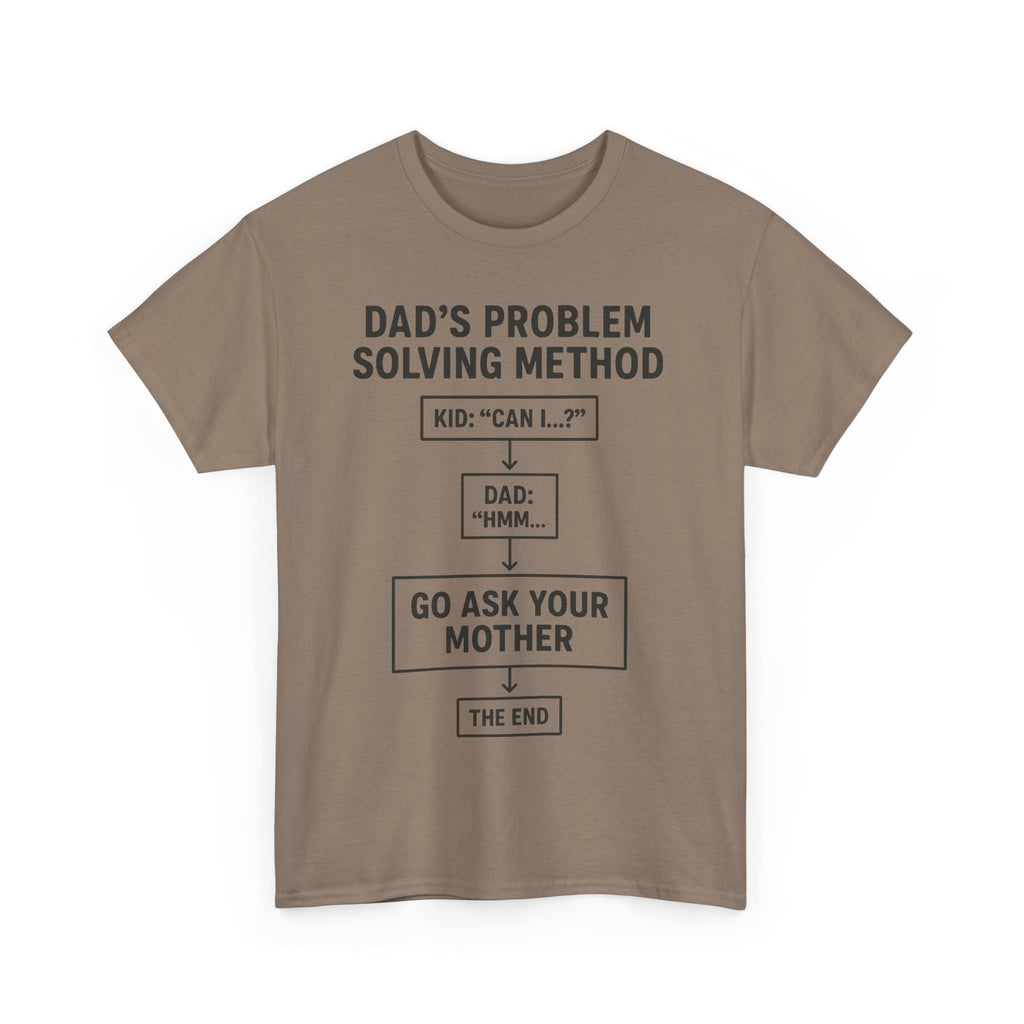 Dad's Problem Solving Method T-Shirt – Funny Father's Day Gift