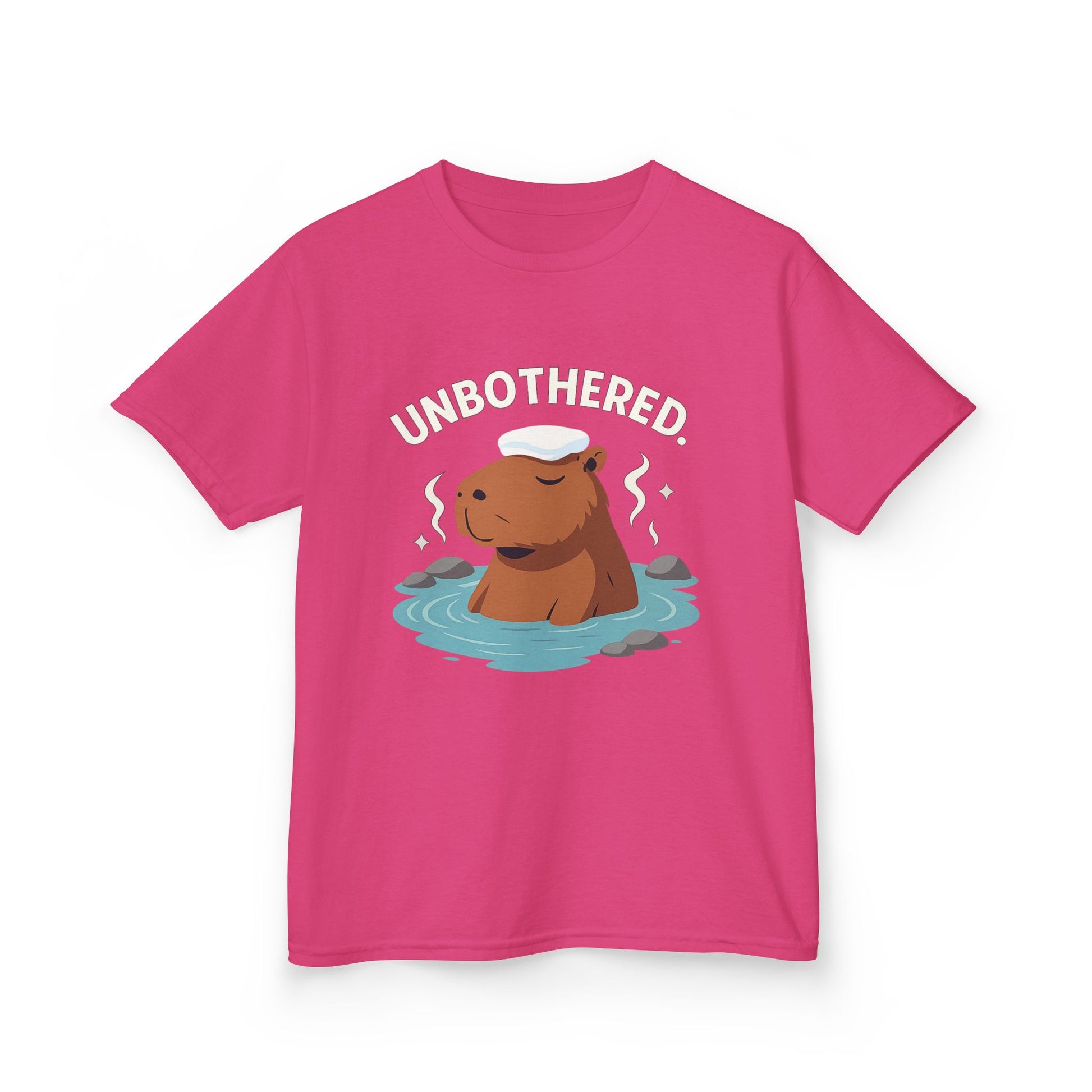 Chill Capybara Kids T-Shirt – Relaxed Vibe Unisex Heavy Cotton Tee