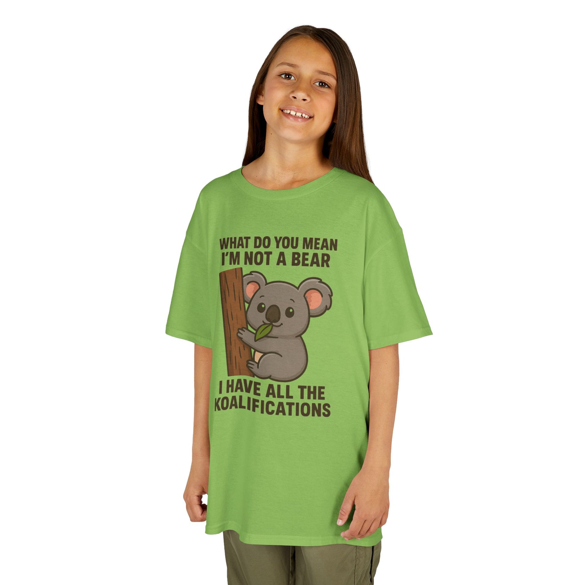 Funny Koala Kids T-Shirt – Cute Unisex Cotton Tee for Boys & Girls