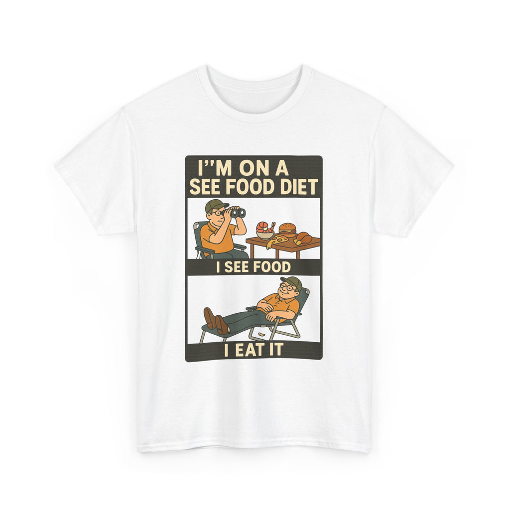 I'm On a See Food Diet T-Shirt – Funny Dad Joke Graphic Tee