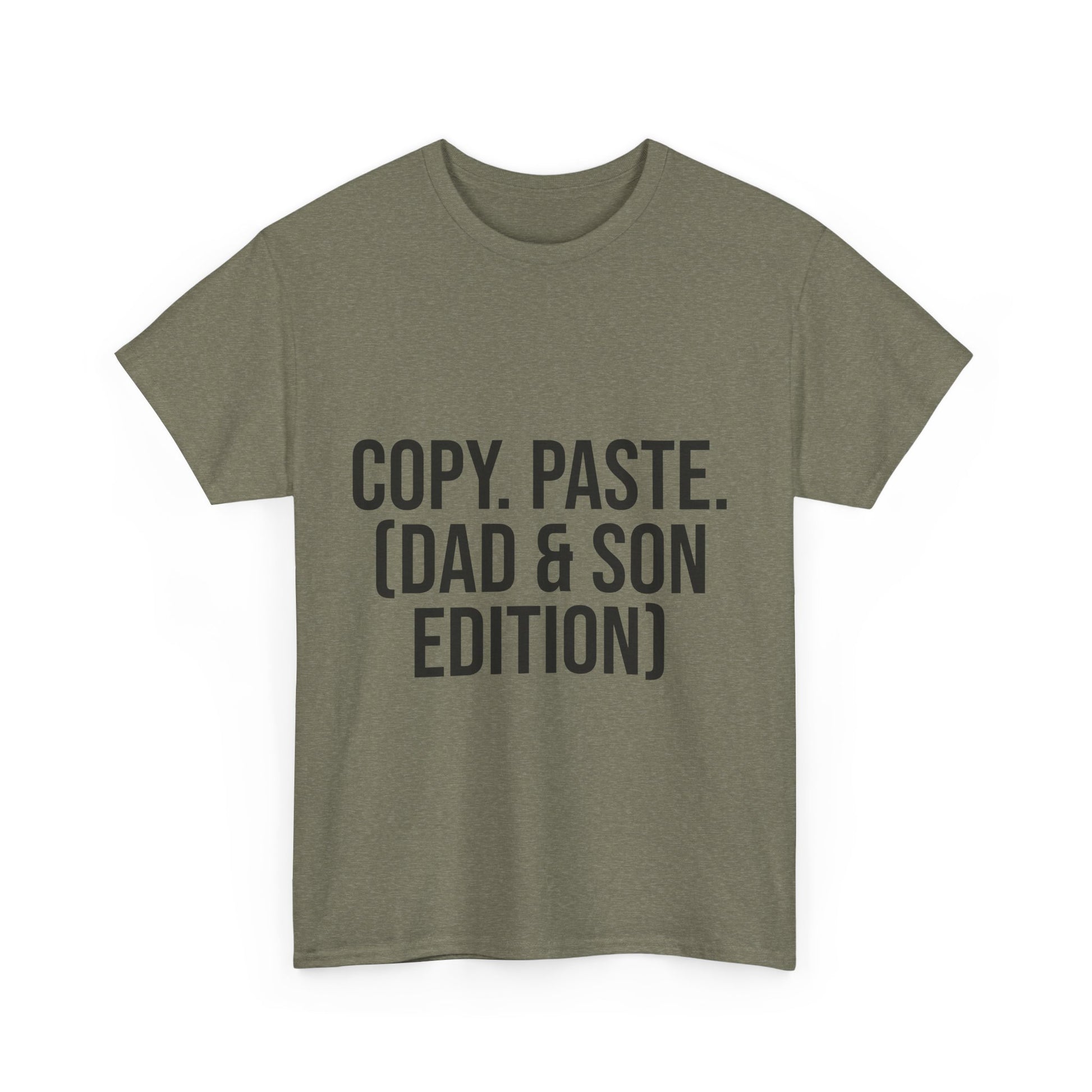 Copy, Paste. (Dad & Son) T-Shirt – Matching Family Outfits | Funny Gift for Father and Son