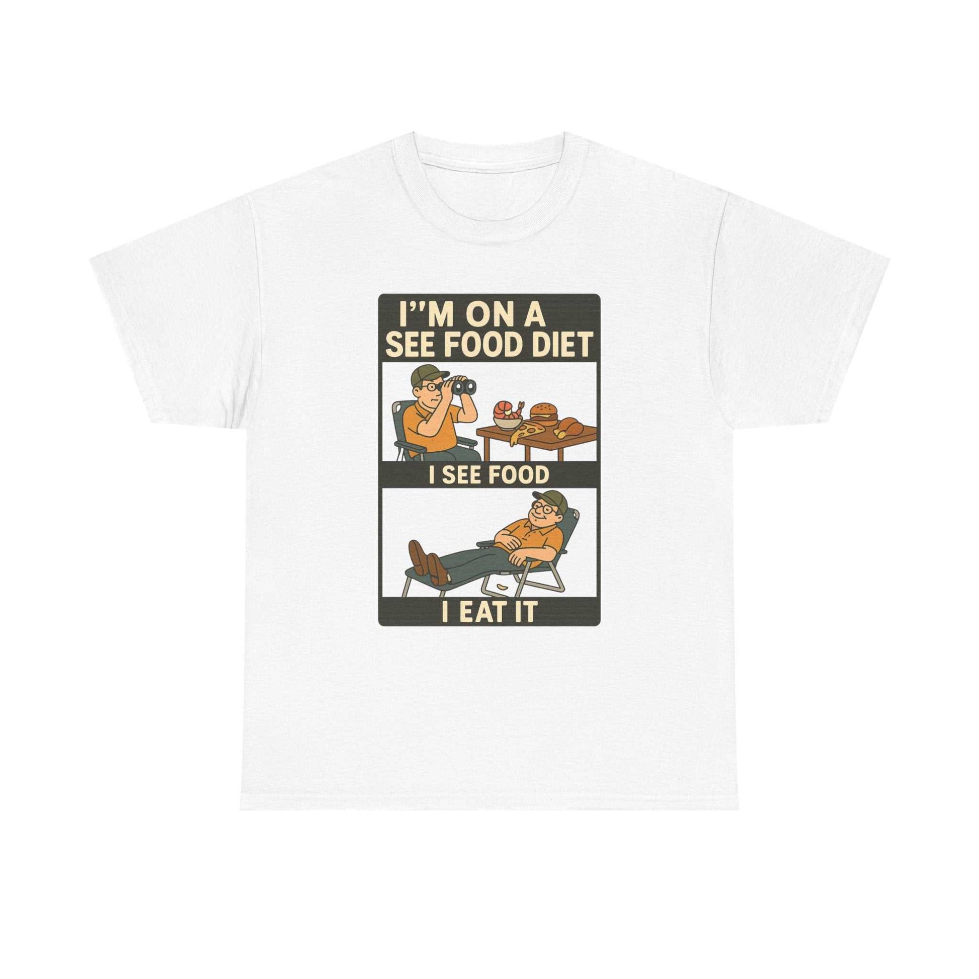 I'm On a See Food Diet T-Shirt – Funny Dad Joke Graphic Tee