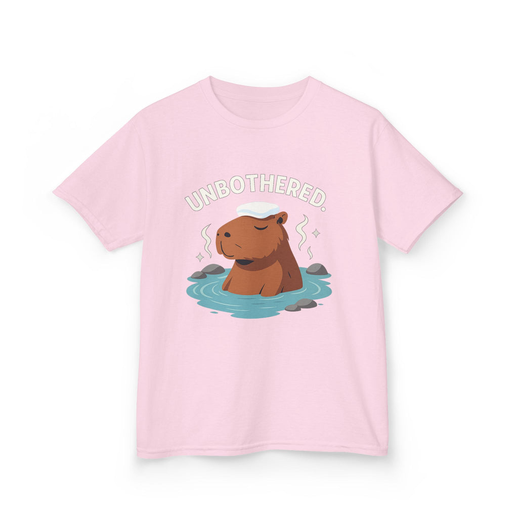 Chill Capybara Kids T-Shirt – Relaxed Vibe Unisex Heavy Cotton Tee