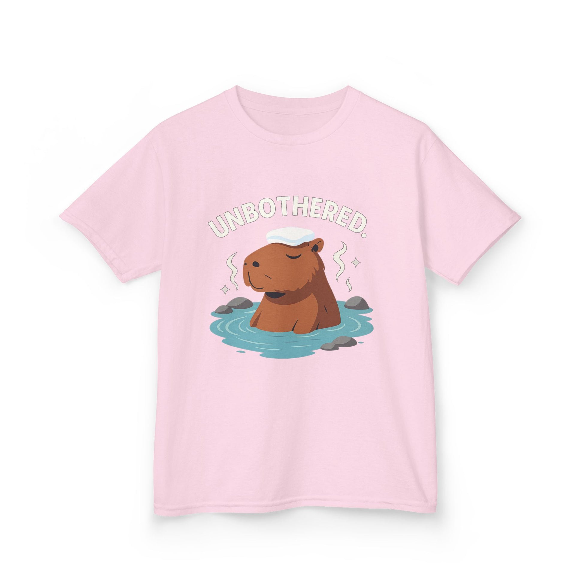 Chill Capybara Kids T-Shirt – Relaxed Vibe Unisex Heavy Cotton Tee