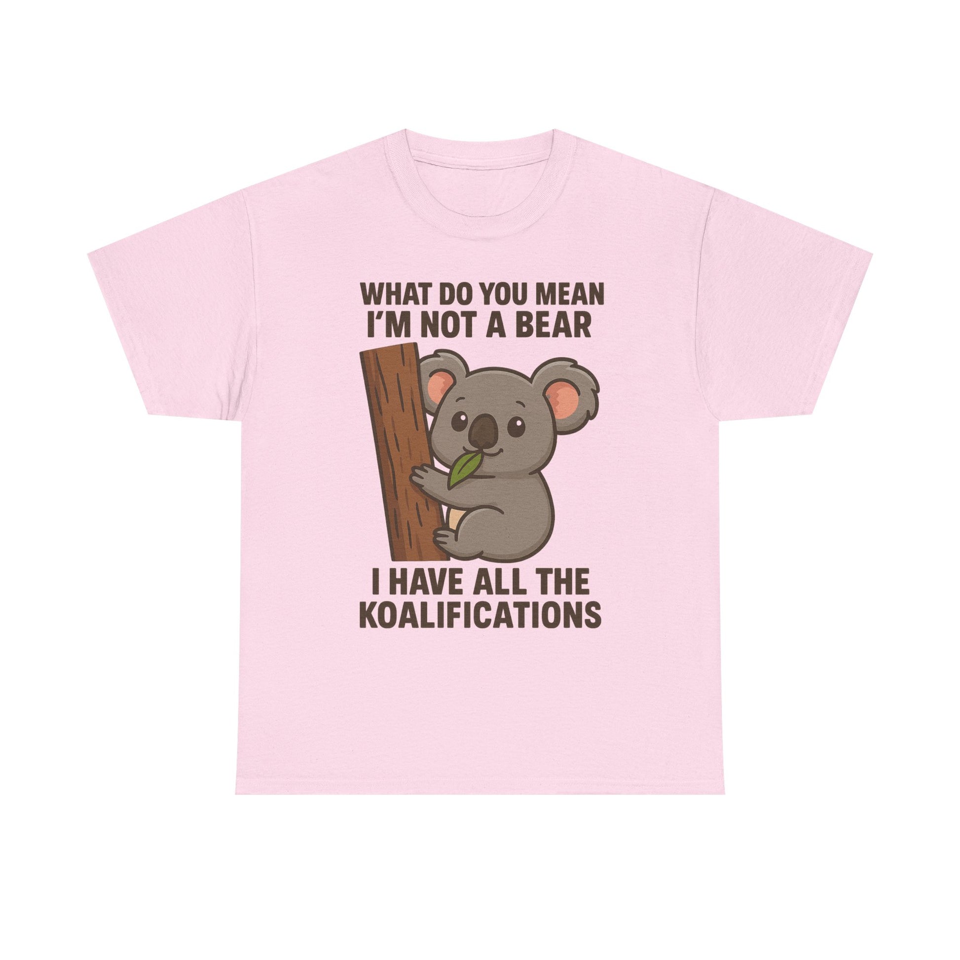 Koala Humor Shirt – Cute Unisex Cotton Tee for Animal Lovers