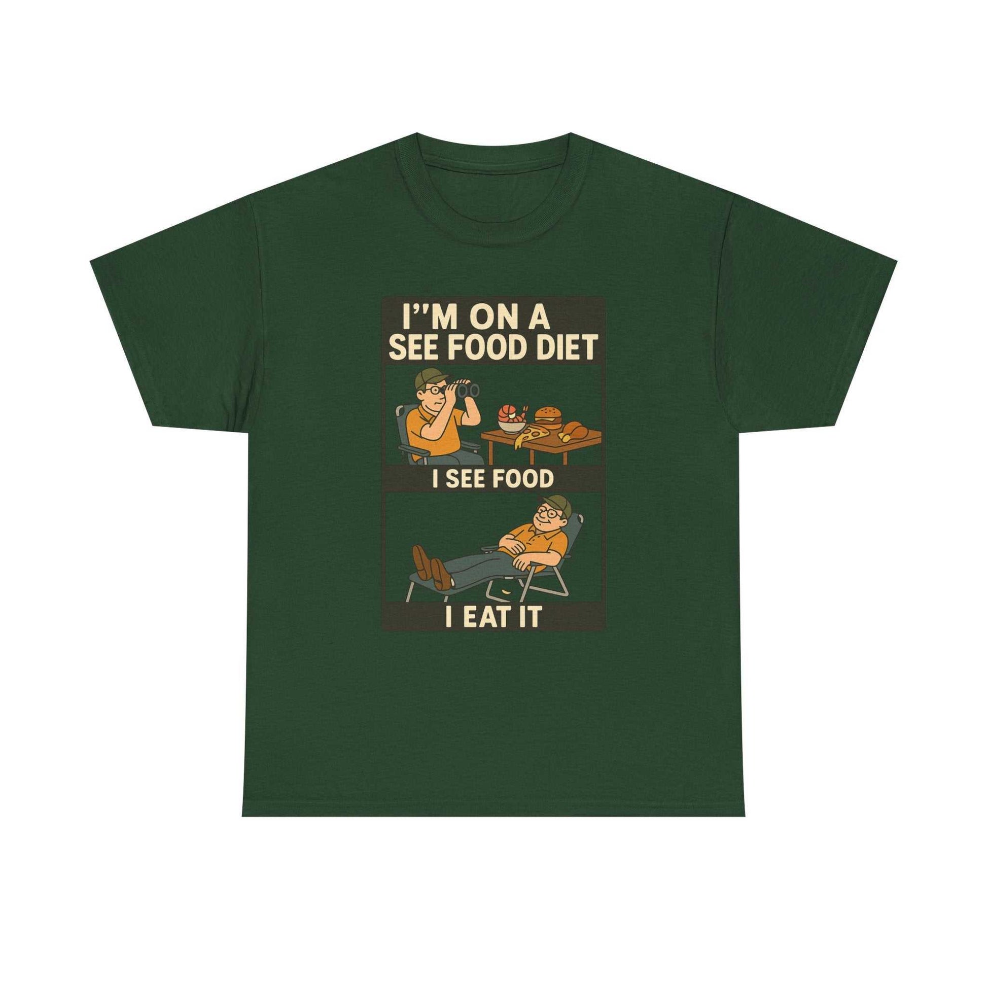 I'm On a See Food Diet T-Shirt – Funny Dad Joke Graphic Tee
